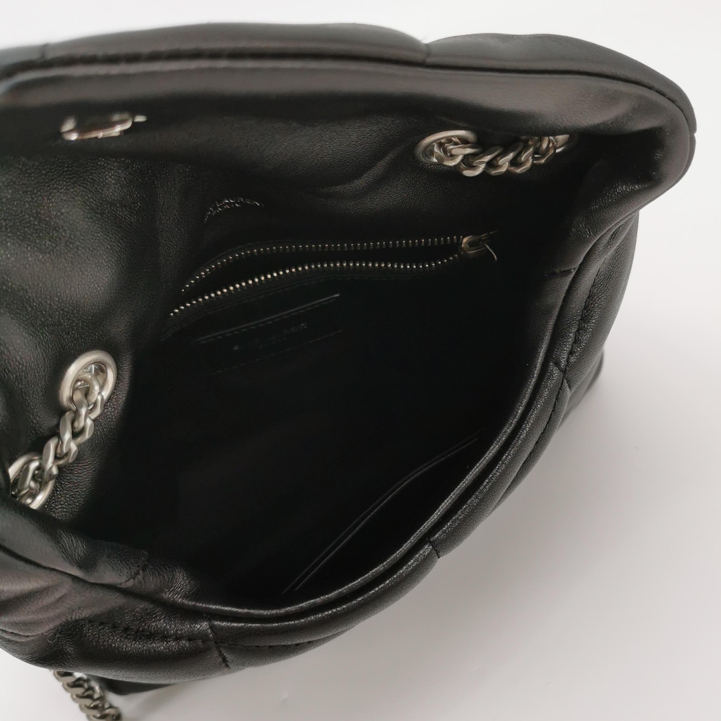Saint Laurent(YSL) Loulou Puffer Shoulder Bag Quilted Leather Mini — photo 8 of 16