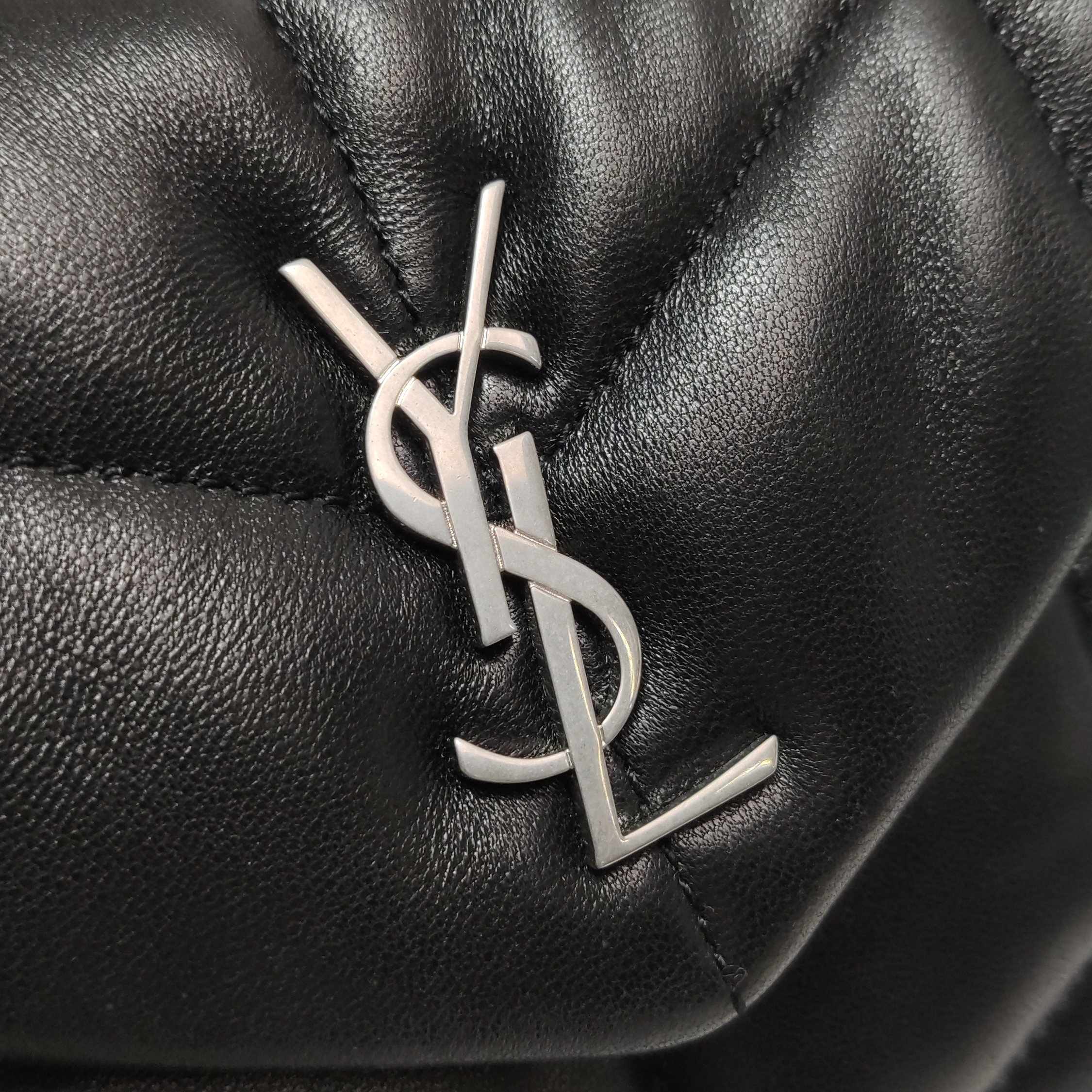 Saint Laurent(YSL) Loulou Puffer Shoulder Bag Quilted Leather Mini — photo 12 of 16