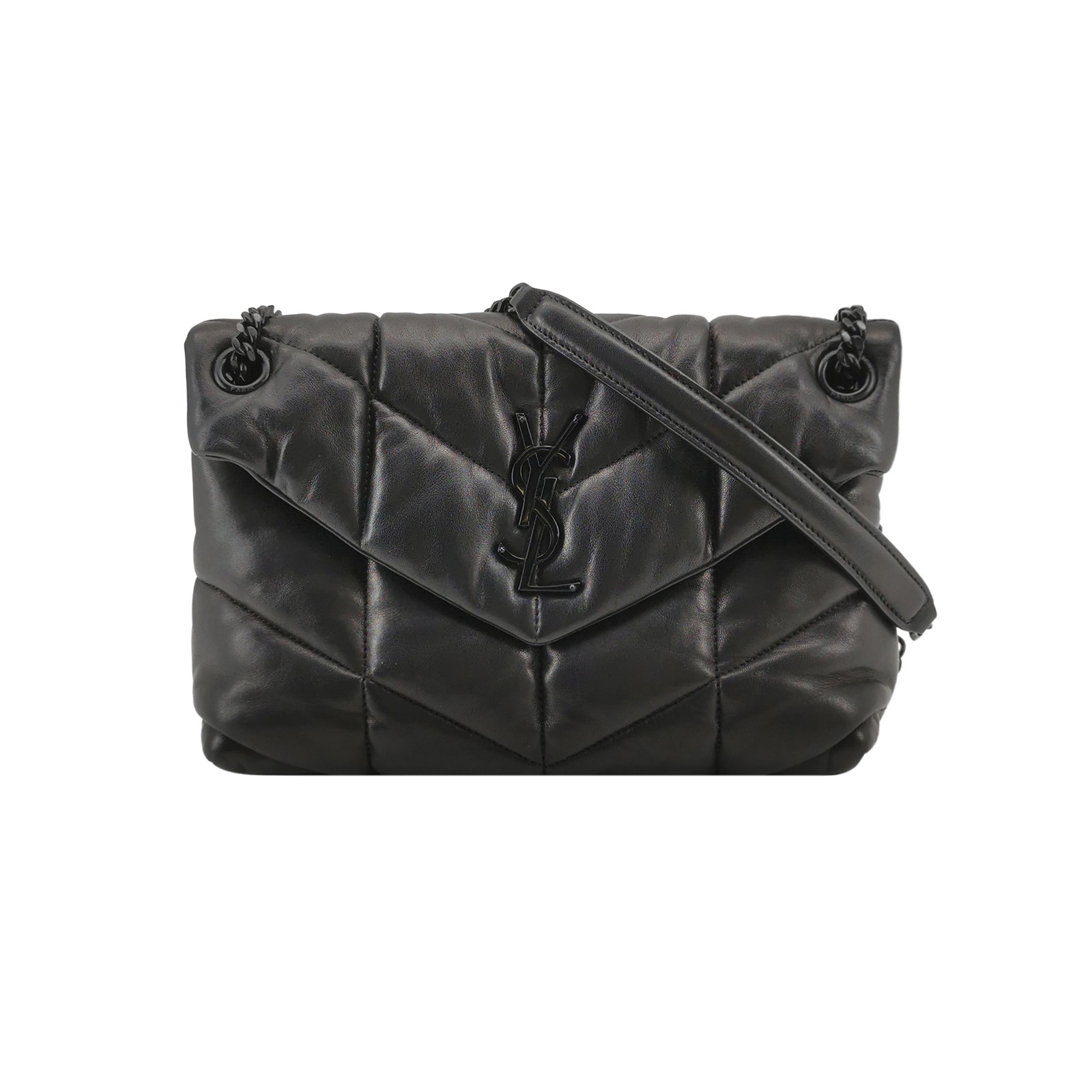 Saint Laurent(YSL) Loulou Puffer Shoulder Bag Quilted Leather Small — photo 1 of 19