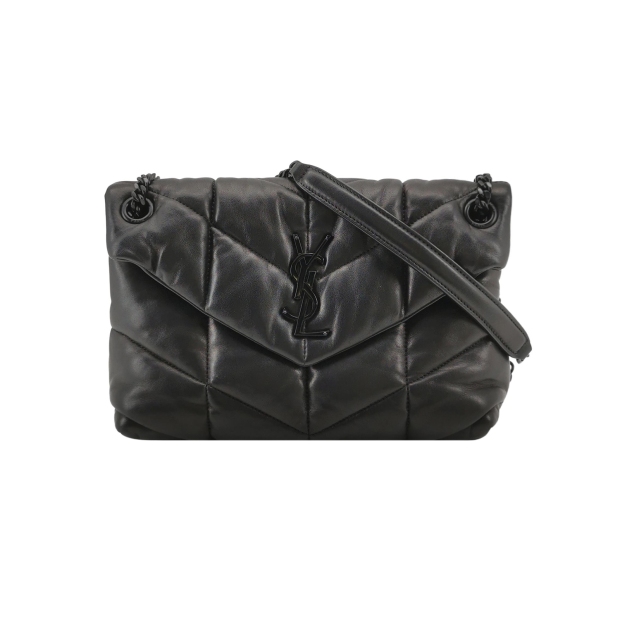 Saint Laurent(YSL) Loulou Puffer Shoulder Bag Quilted Leather Small — pre-owned, Vierlot