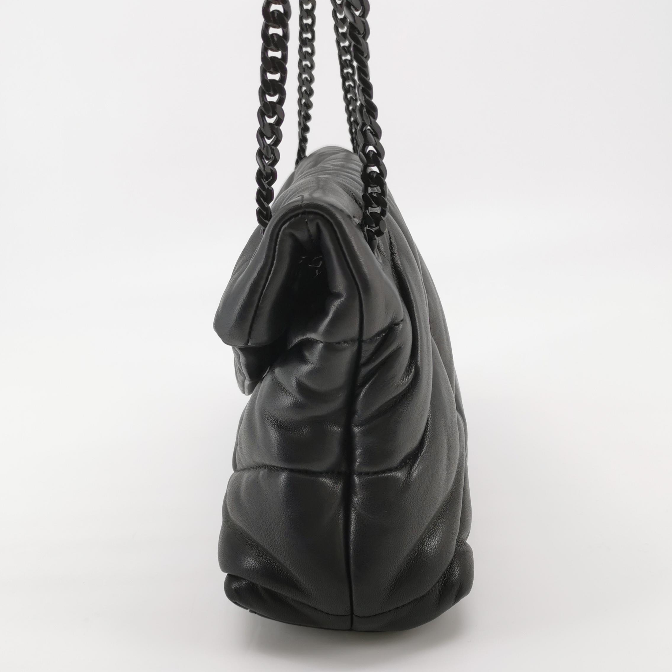 Saint Laurent(YSL) Loulou Puffer Shoulder Bag Quilted Leather Small — photo 3 of 19