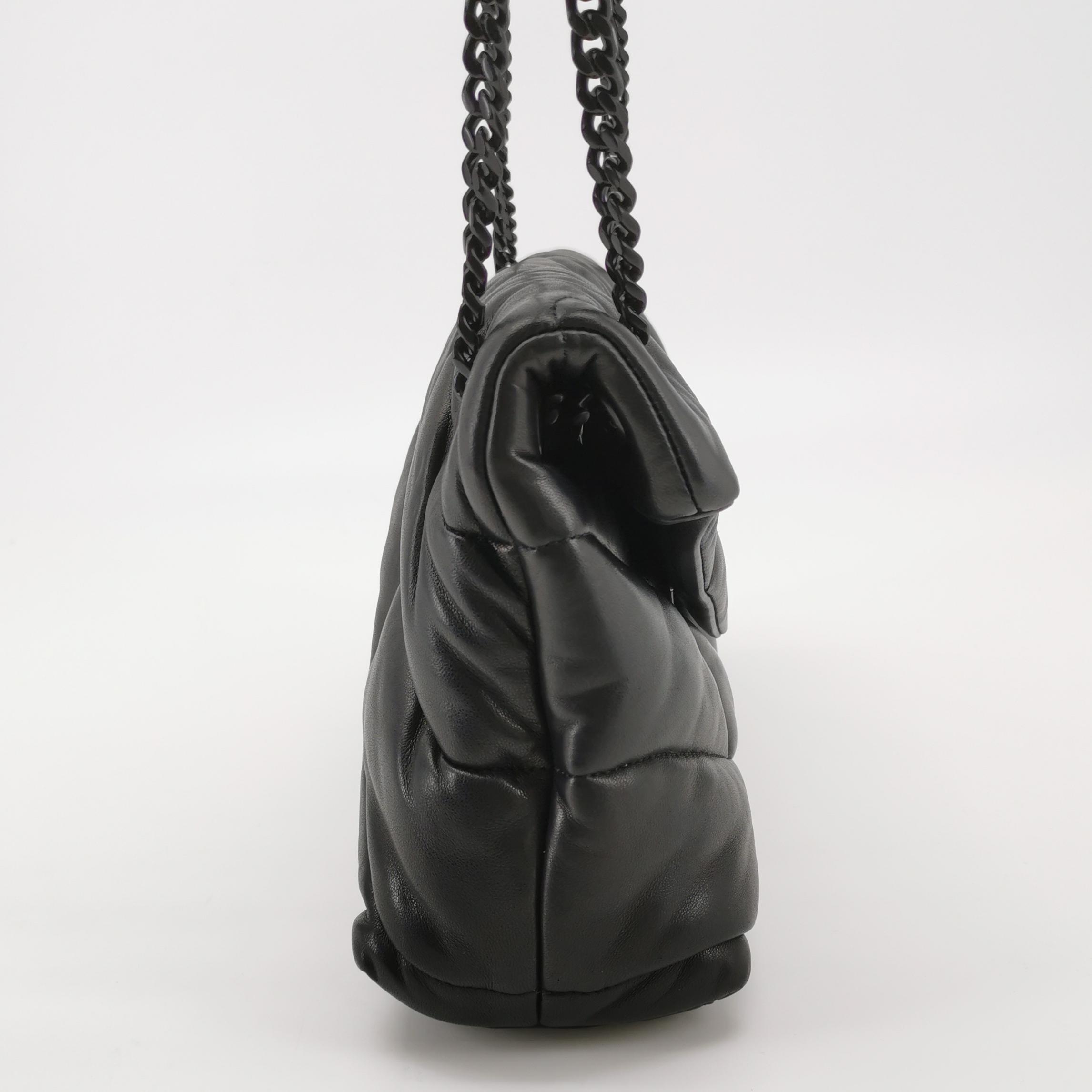 Saint Laurent(YSL) Loulou Puffer Shoulder Bag Quilted Leather Small — photo 4 of 19