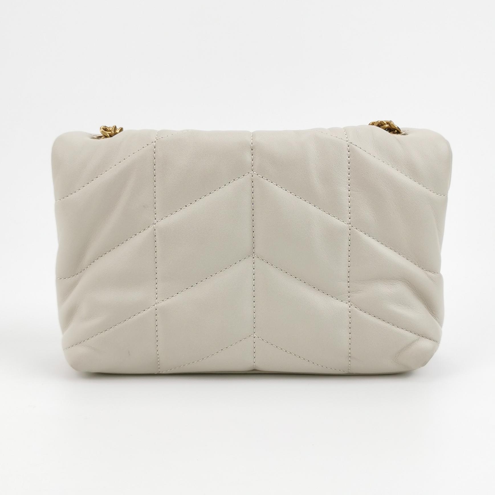 Saint Laurent(YSL) Loulou Puffer Shoulder Bag Quilted Leather Mini — photo 5 of 16