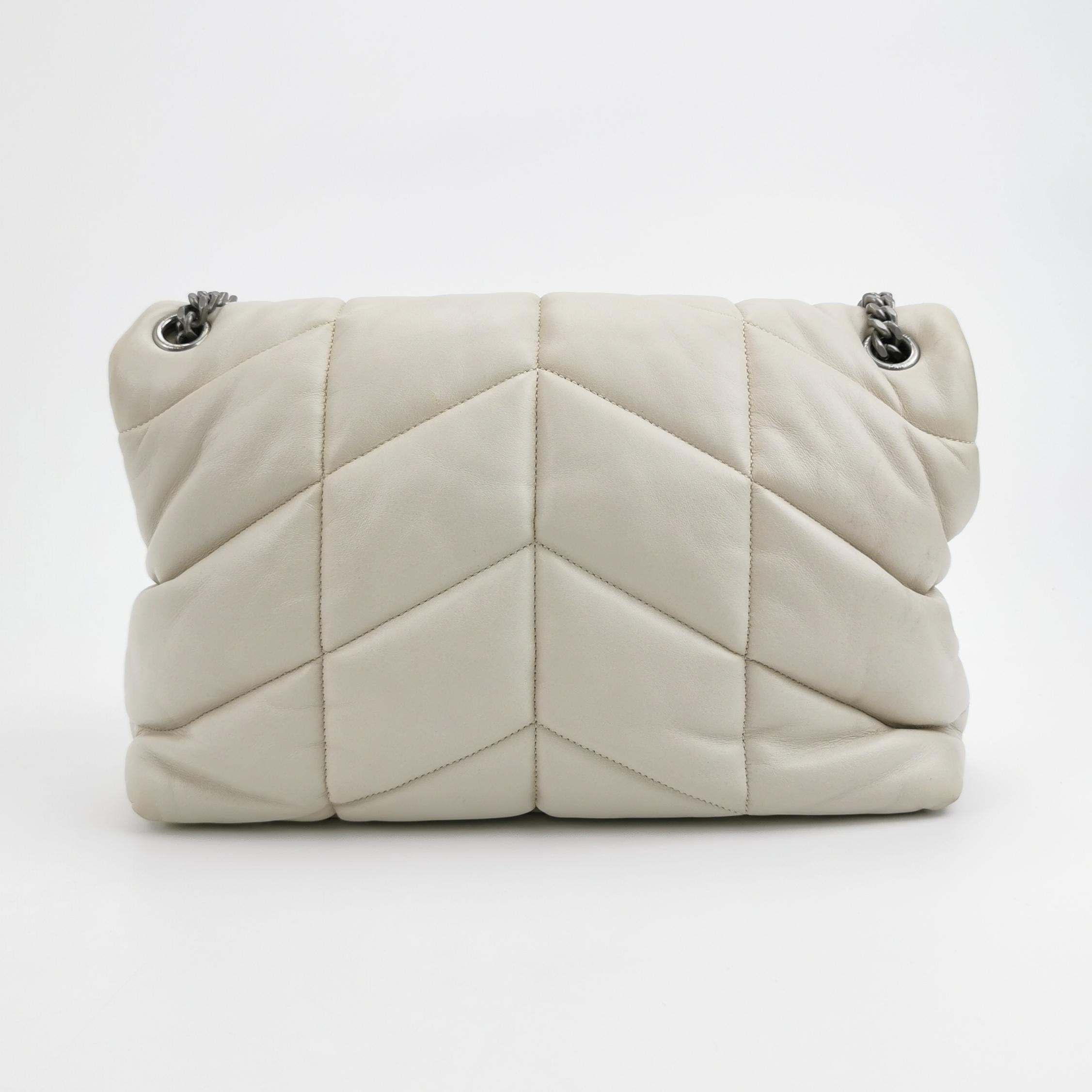 Saint Laurent(YSL) Loulou Puffer Shoulder Bag Quilted Leather Medium — photo 5 of 15