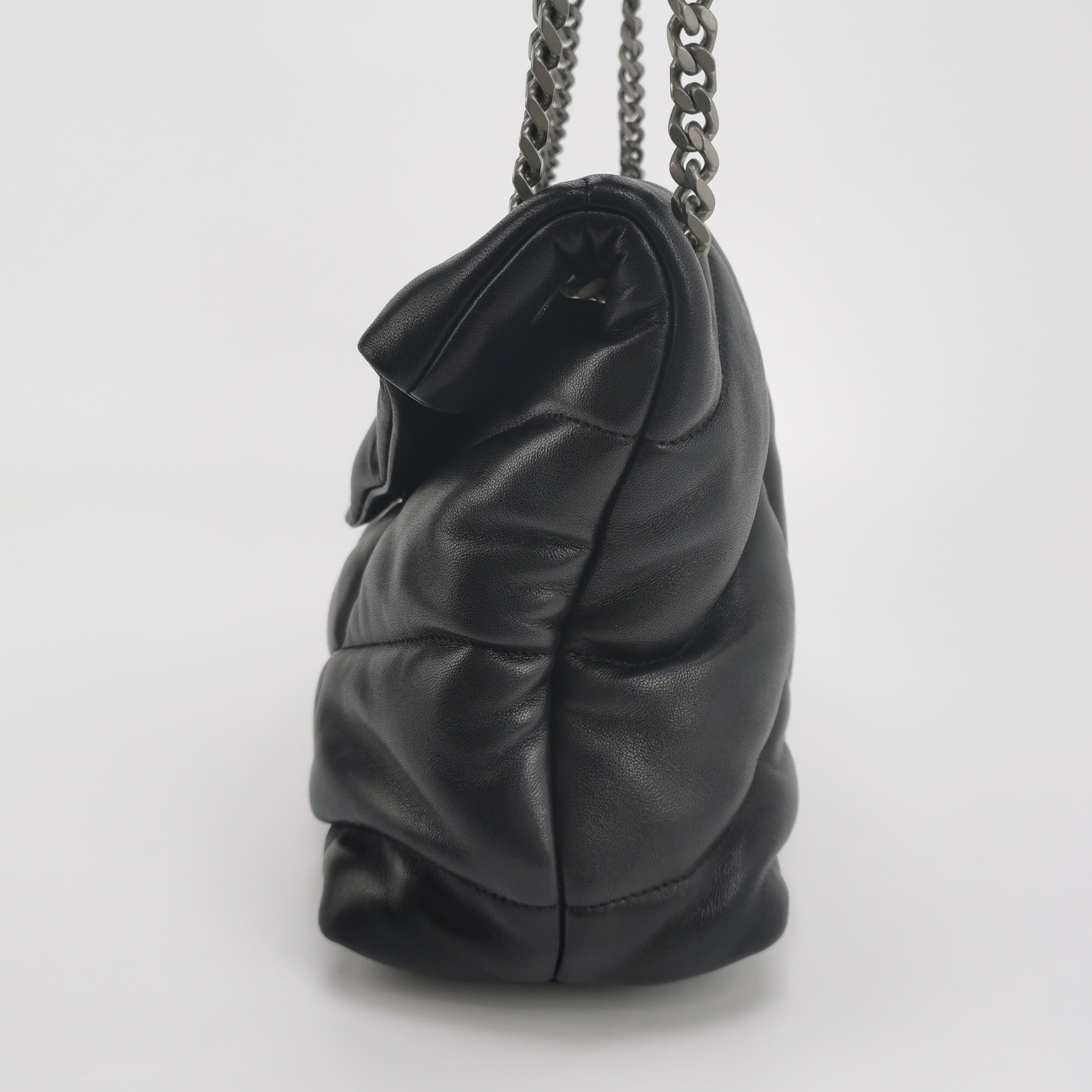 Saint Laurent(YSL) Loulou Puffer Shoulder Bag Quilted Leather Medium — photo 3 of 13