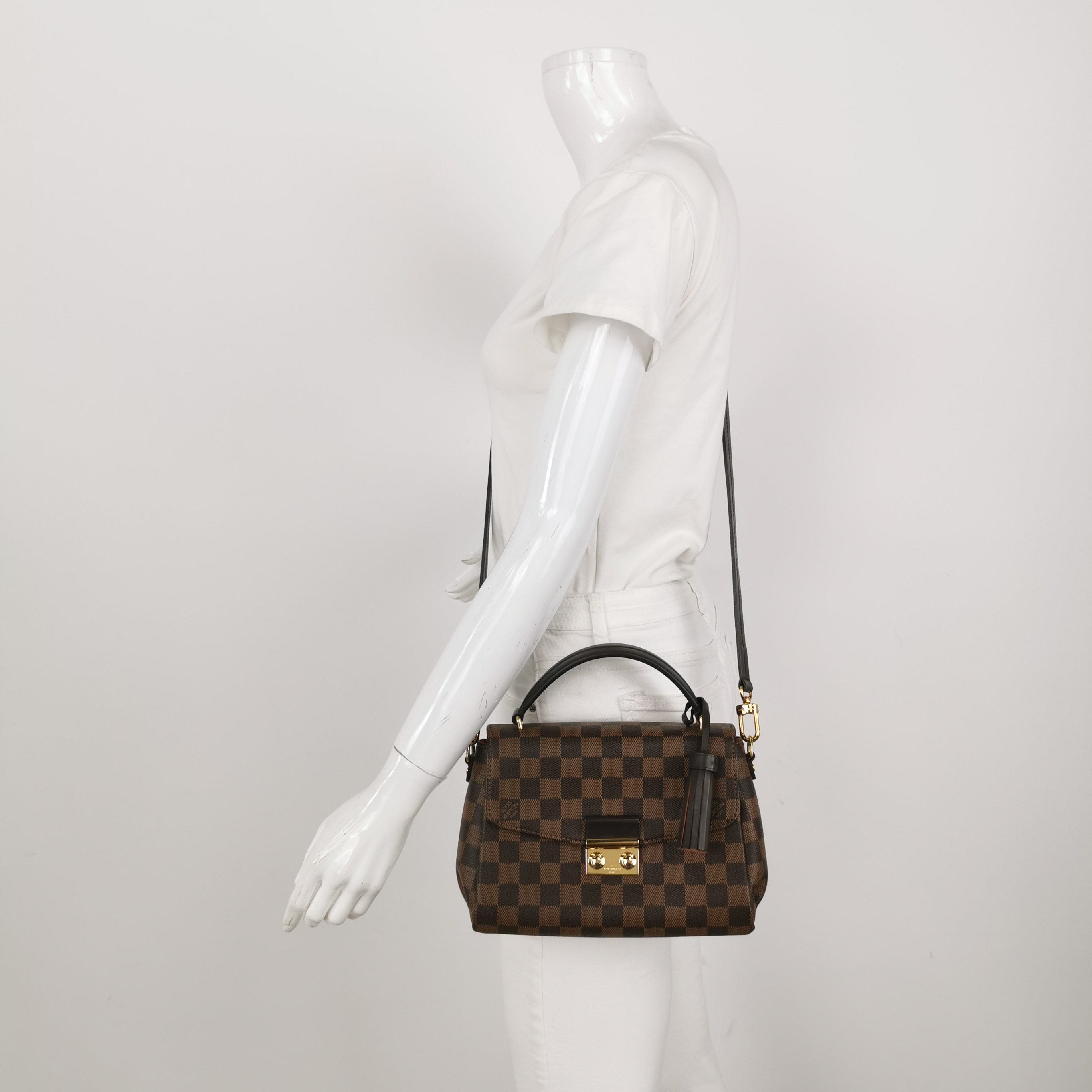 Louis Vuitton(LV) Croisette Handbag Damier — alternate view