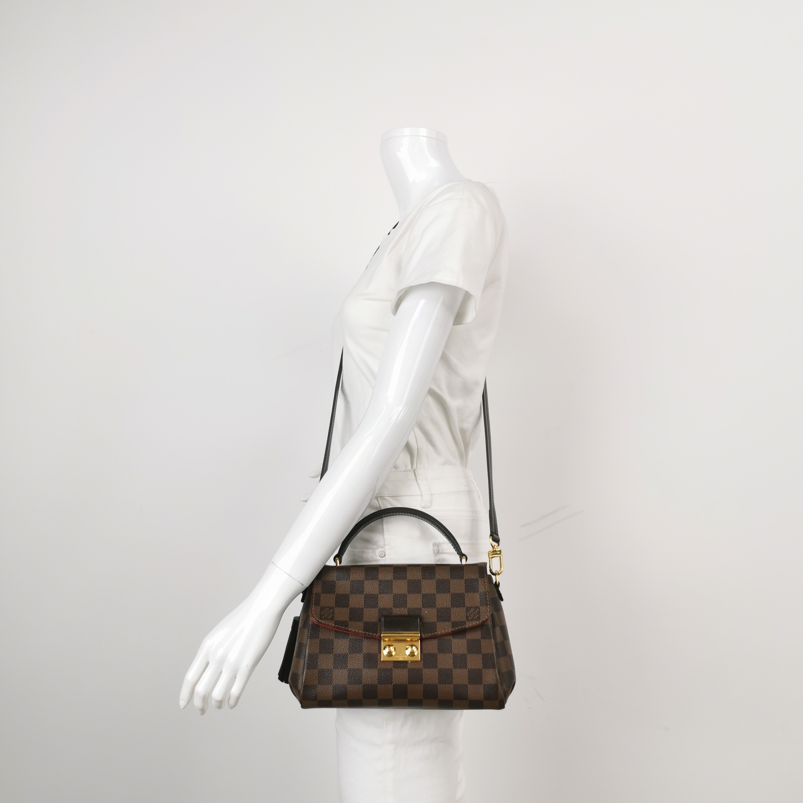 Louis Vuitton(LV) Croisette Handbag Damier — alternate view