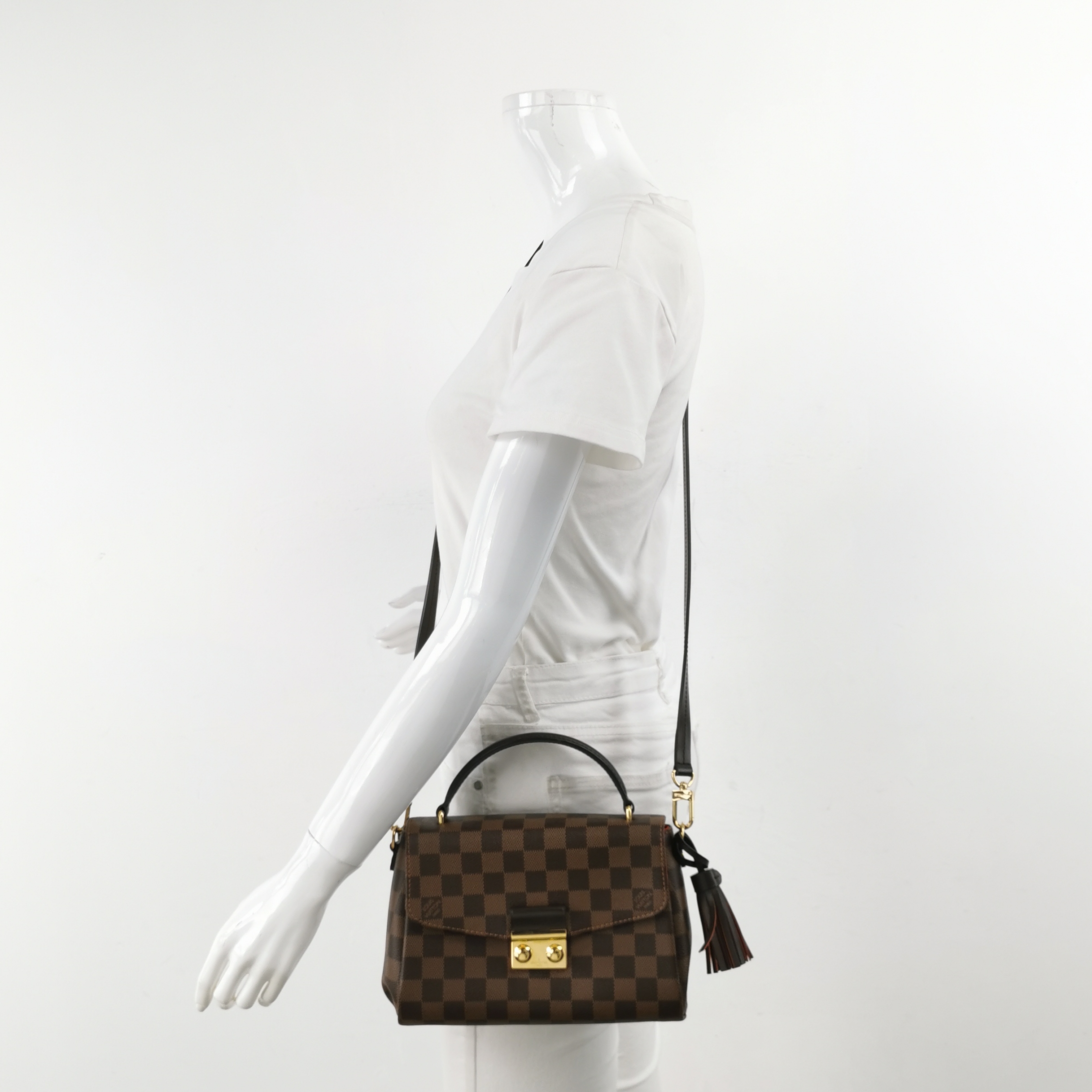 Louis Vuitton(LV) Croisette Handbag Damier — alternate view