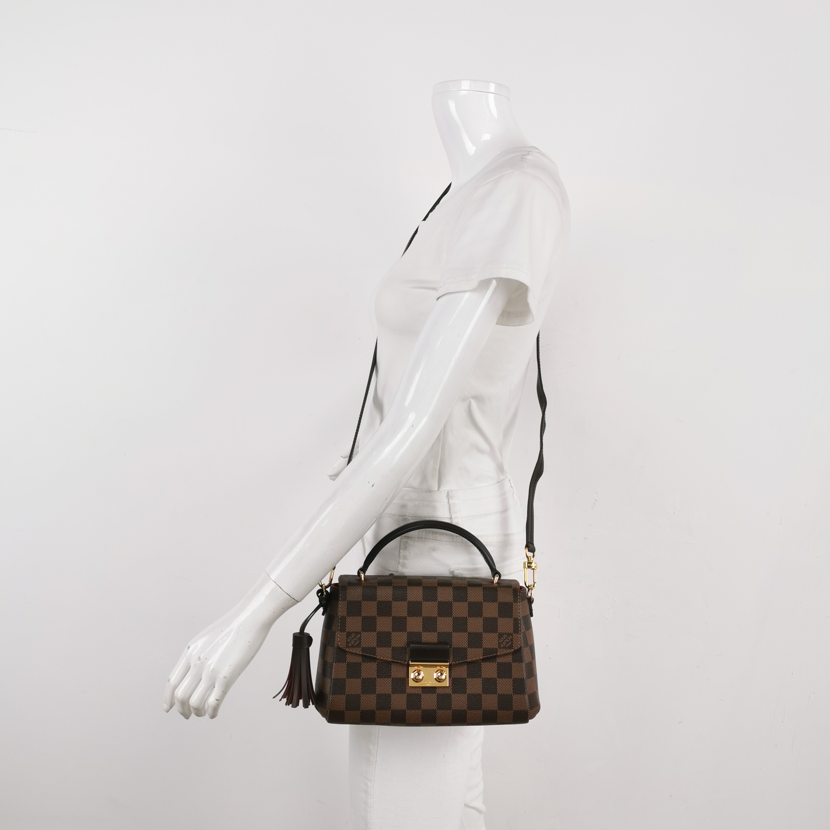 Louis Vuitton(LV) Croisette Handbag Damier — alternate view
