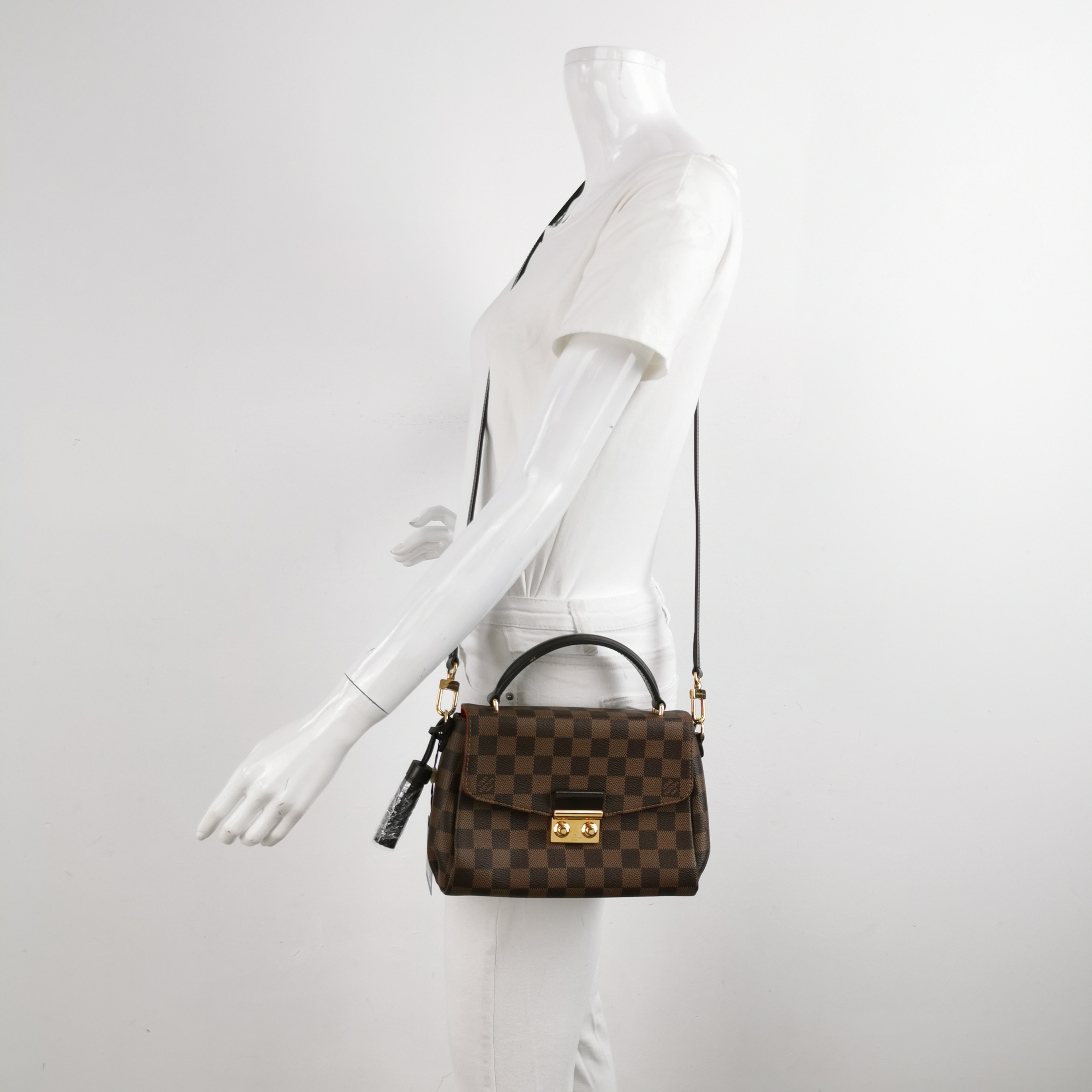Louis Vuitton(LV) Croisette Handbag Damier — alternate view