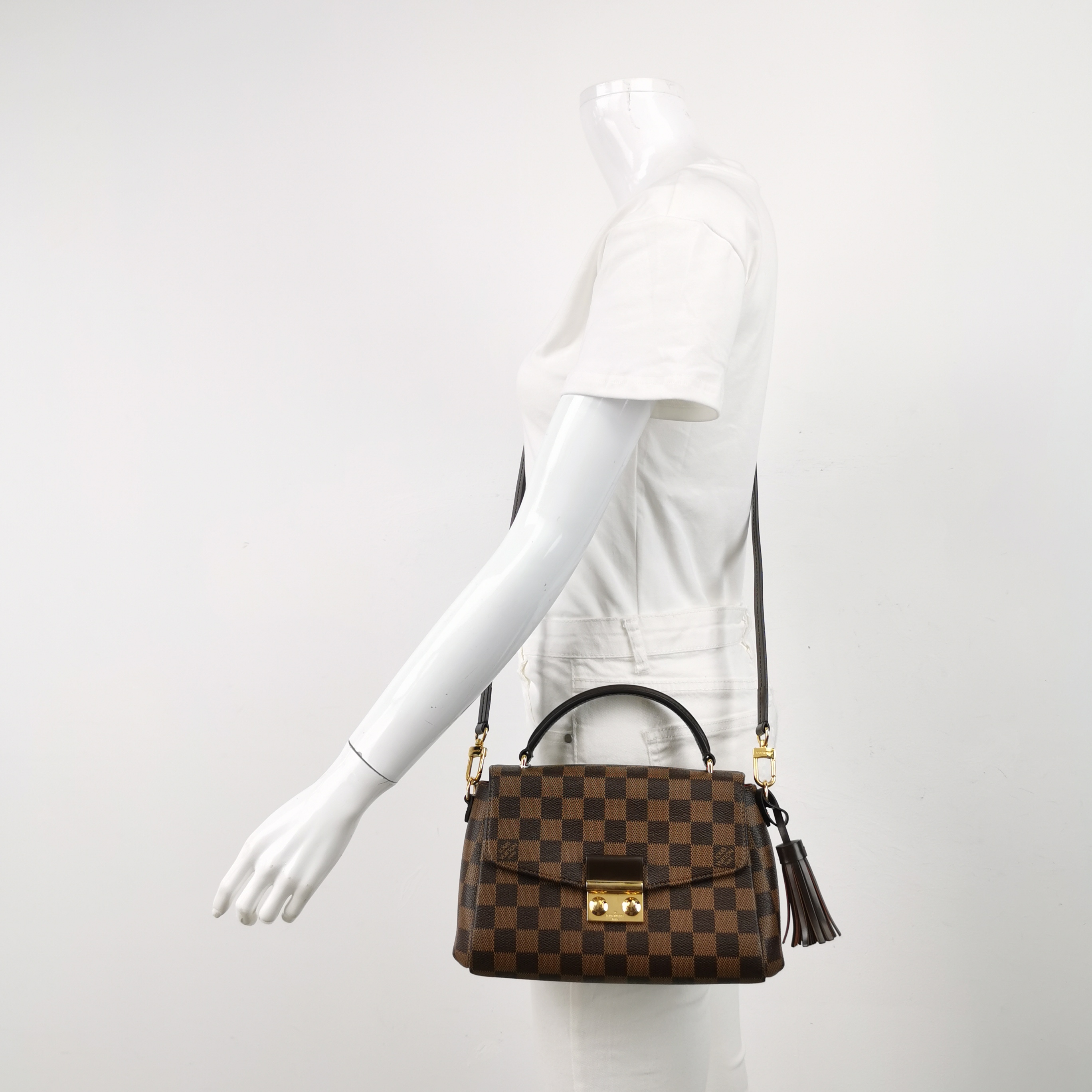 Louis Vuitton(LV) Croisette Handbag Damier — alternate view