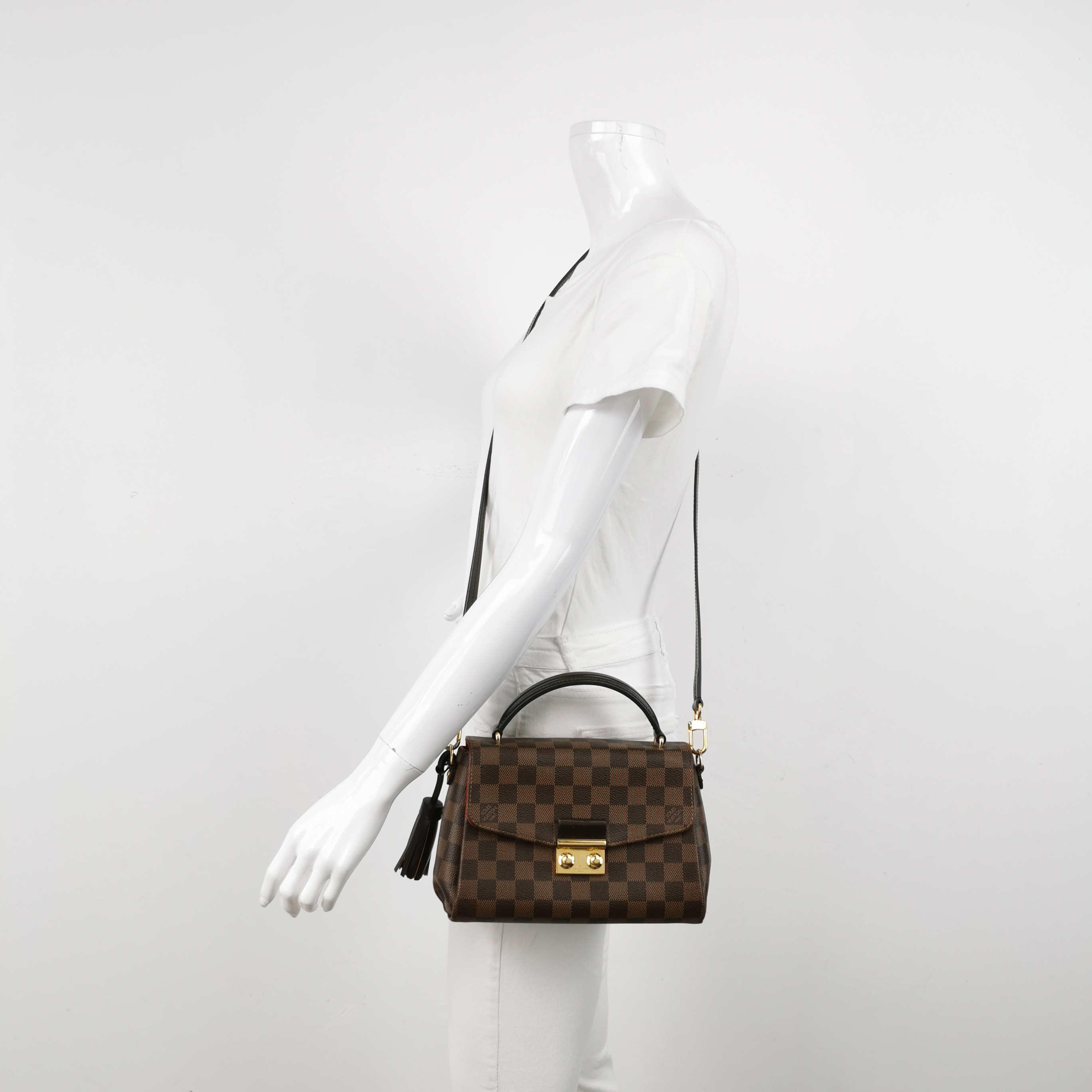 Louis Vuitton(LV) Croisette Handbag Damier — alternate view