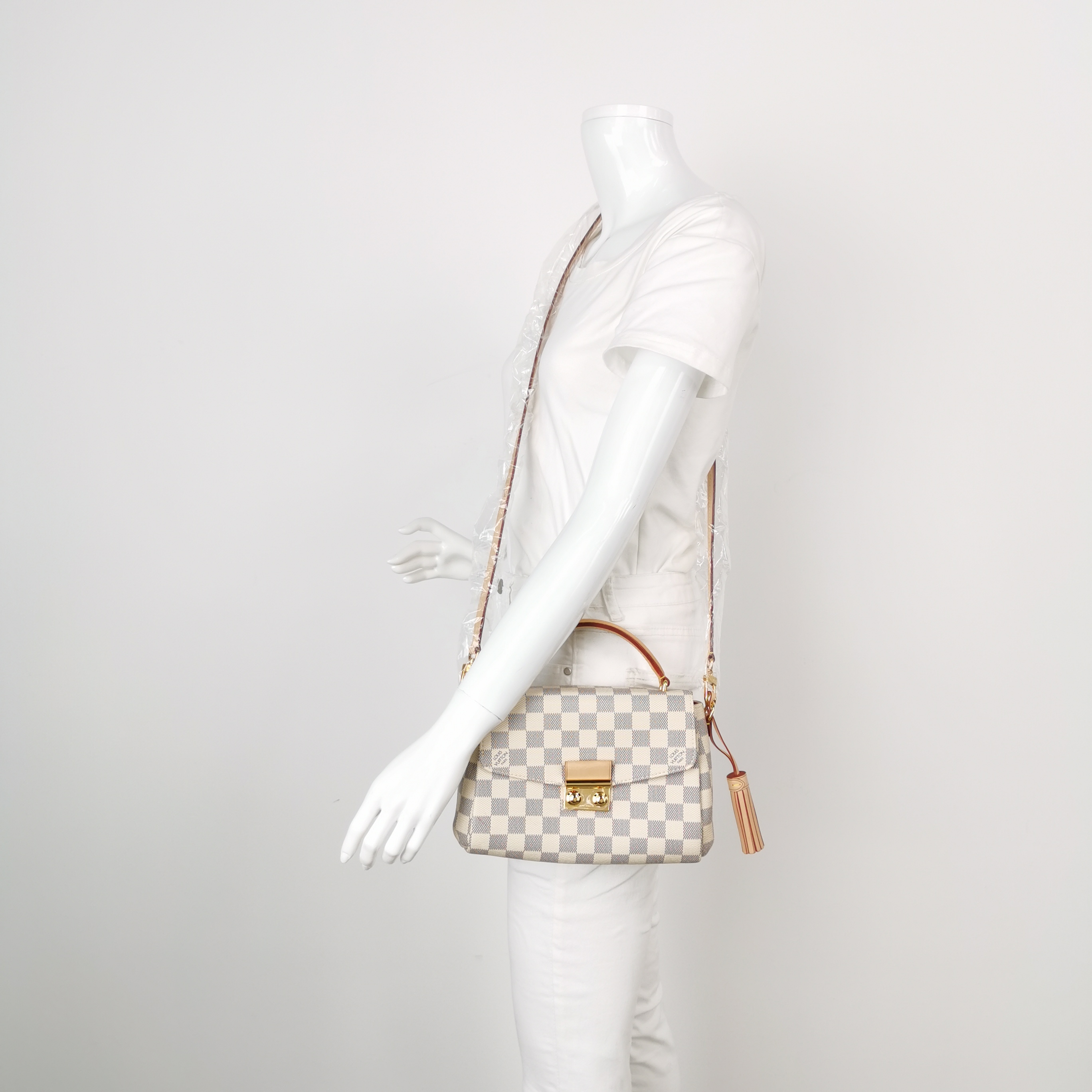 Louis Vuitton(LV) Croisette Handbag Damier — alternate view