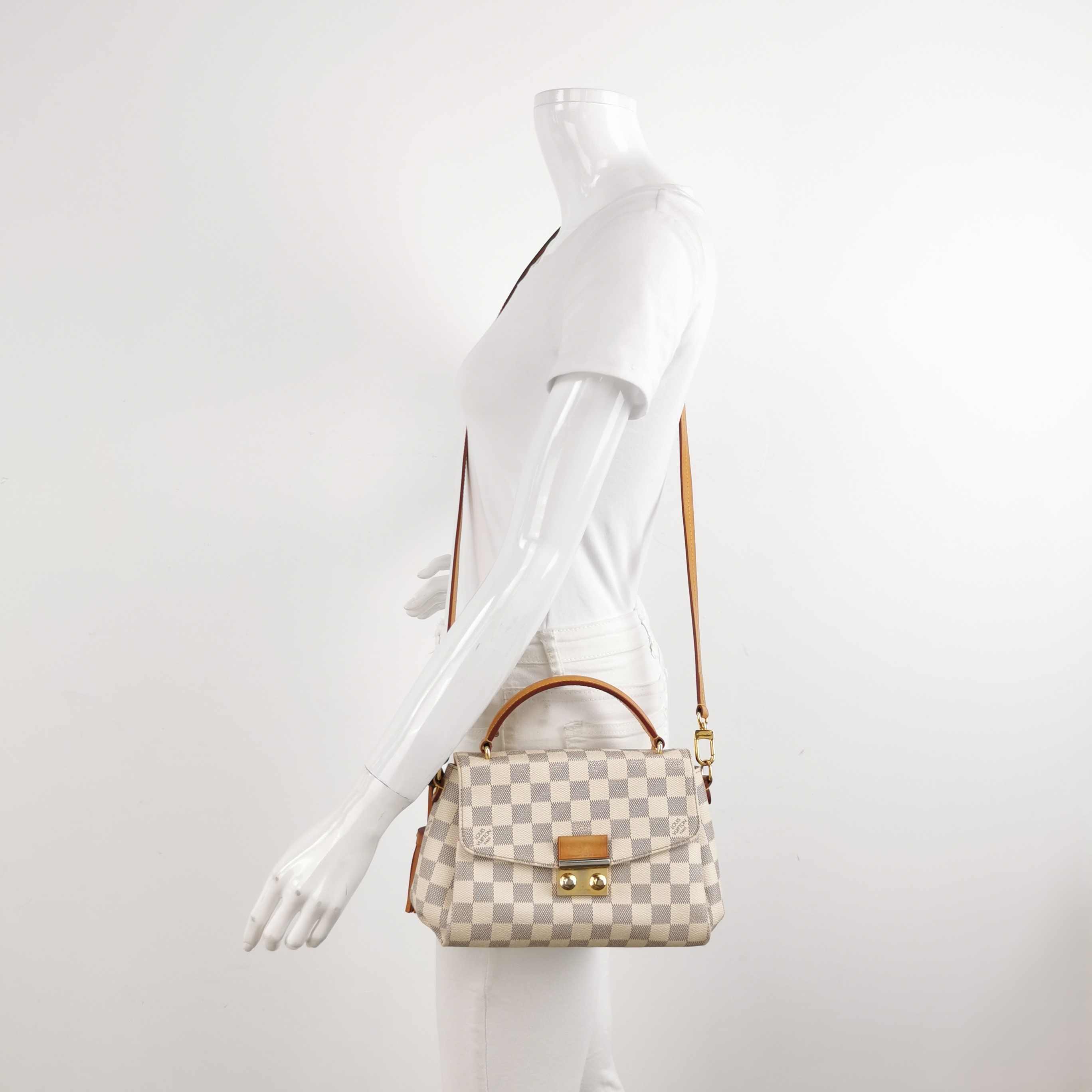 Louis Vuitton(LV) Croisette Handbag Damier — alternate view