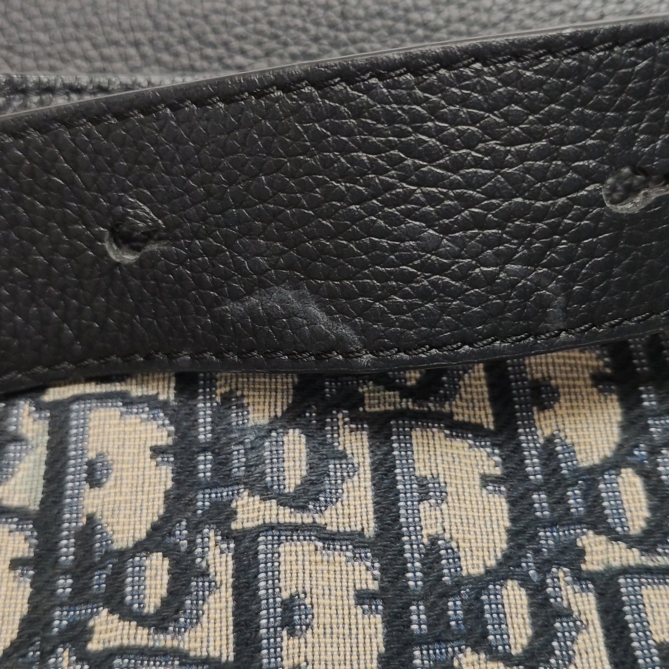 Christian Dior Saddle Buckle Flap Messenger Bag Oblique Canvas and Leather Small — photo 11 of 13