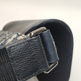 Christian Dior Saddle Buckle Flap Messenger Bag Oblique Canvas and Leather Small — thumbnail 10