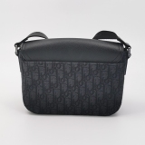 Christian Dior Saddle Buckle Flap Messenger Bag Oblique Canvas and Leather Small — thumbnail 5