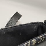 Christian Dior Saddle Buckle Flap Messenger Bag Oblique Canvas and Leather Mini — thumbnail 8