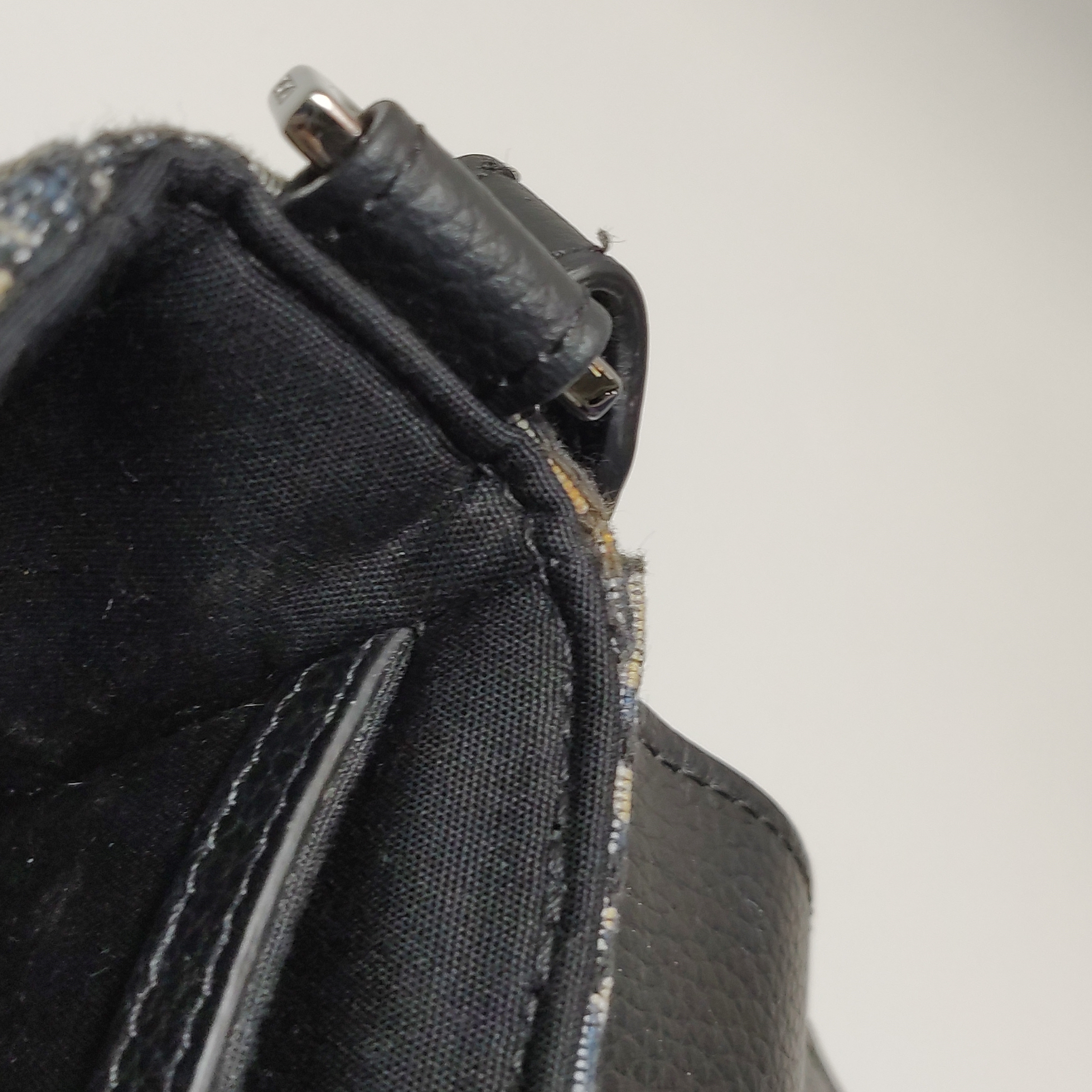 Christian Dior Saddle Buckle Flap Messenger Bag Oblique Canvas and Leather Mini — photo 10 of 13