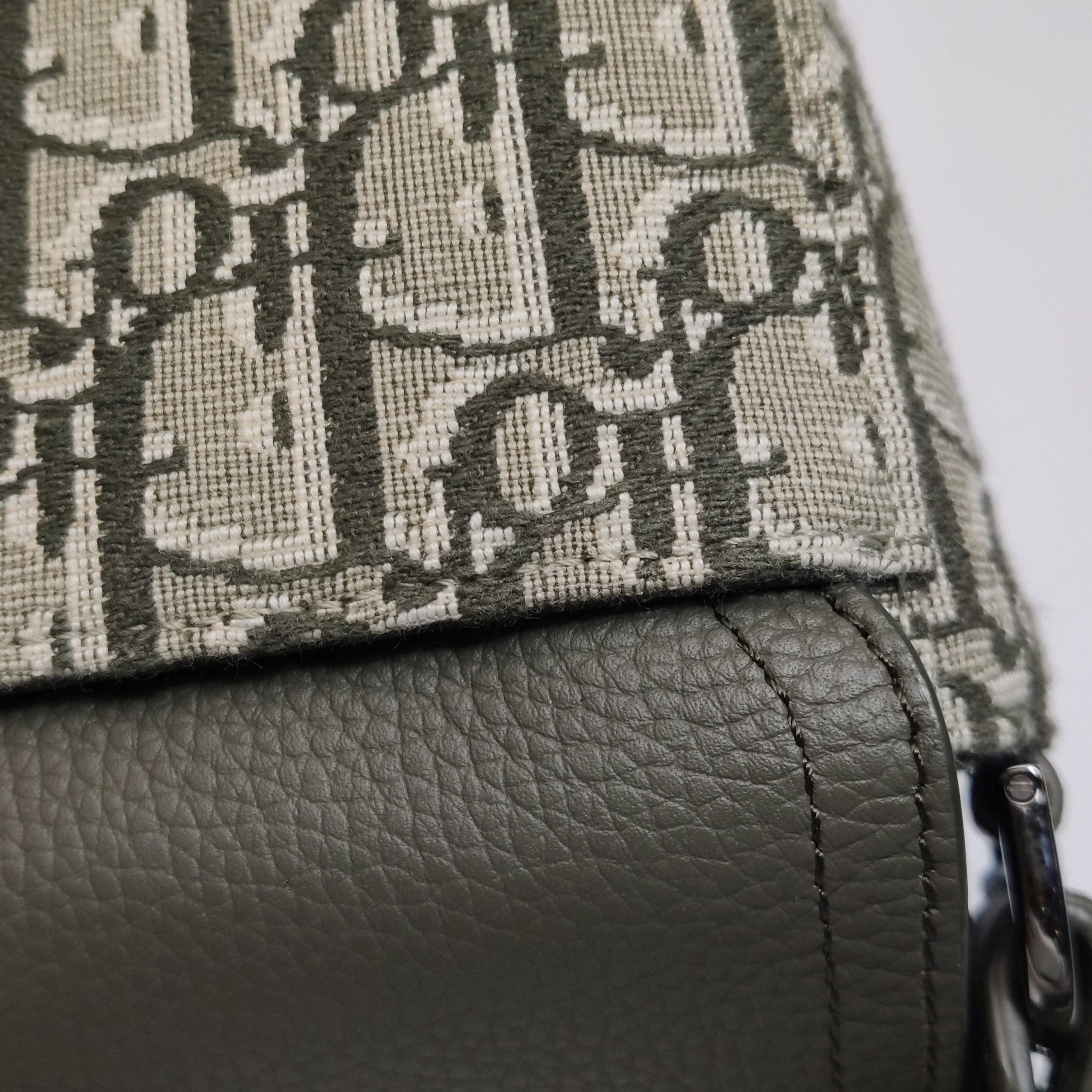 Christian Dior Saddle Buckle Flap Messenger Bag Oblique Canvas and Leather Mini — photo 11 of 13