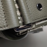 Christian Dior Saddle Buckle Flap Messenger Bag Oblique Canvas and Leather Small — thumbnail 8