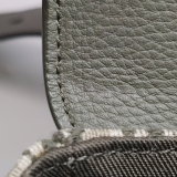 Christian Dior Saddle Buckle Flap Messenger Bag Oblique Canvas and Leather Small — thumbnail 9