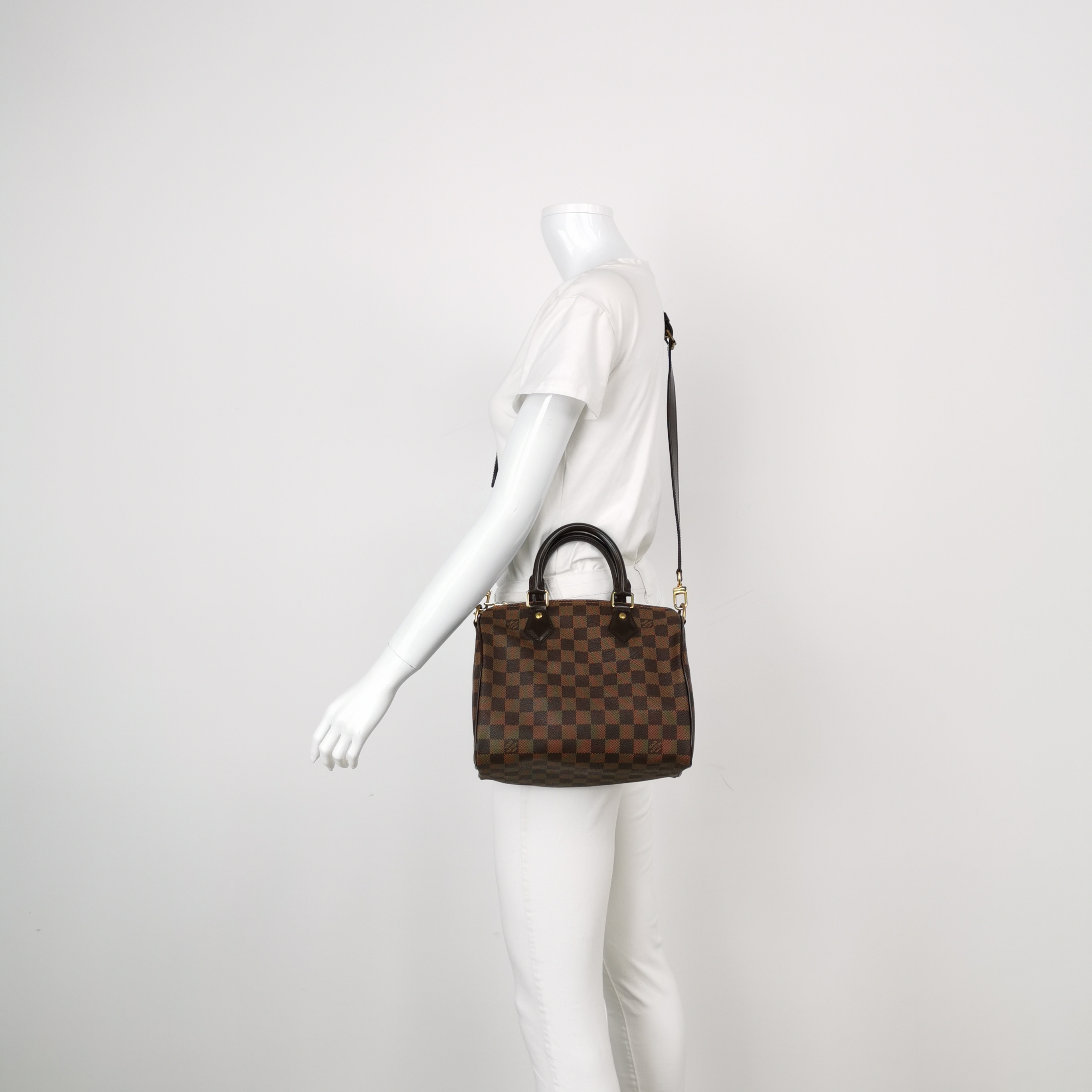 Louis Vuitton(LV) Speedy Bandouliere Bag Damier 25 — alternate view