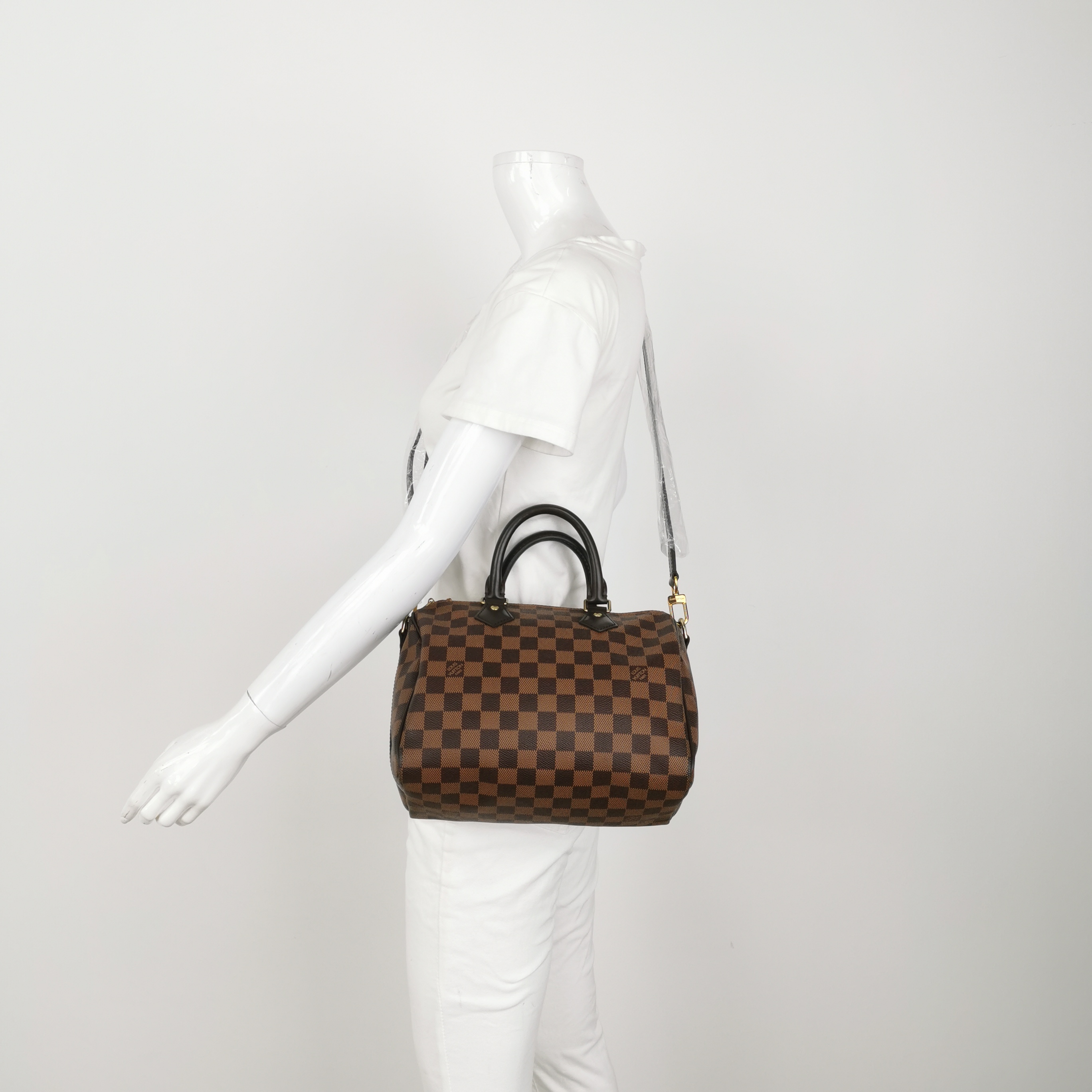 Louis Vuitton(LV) Speedy Bandouliere Bag Damier 25 — alternate view