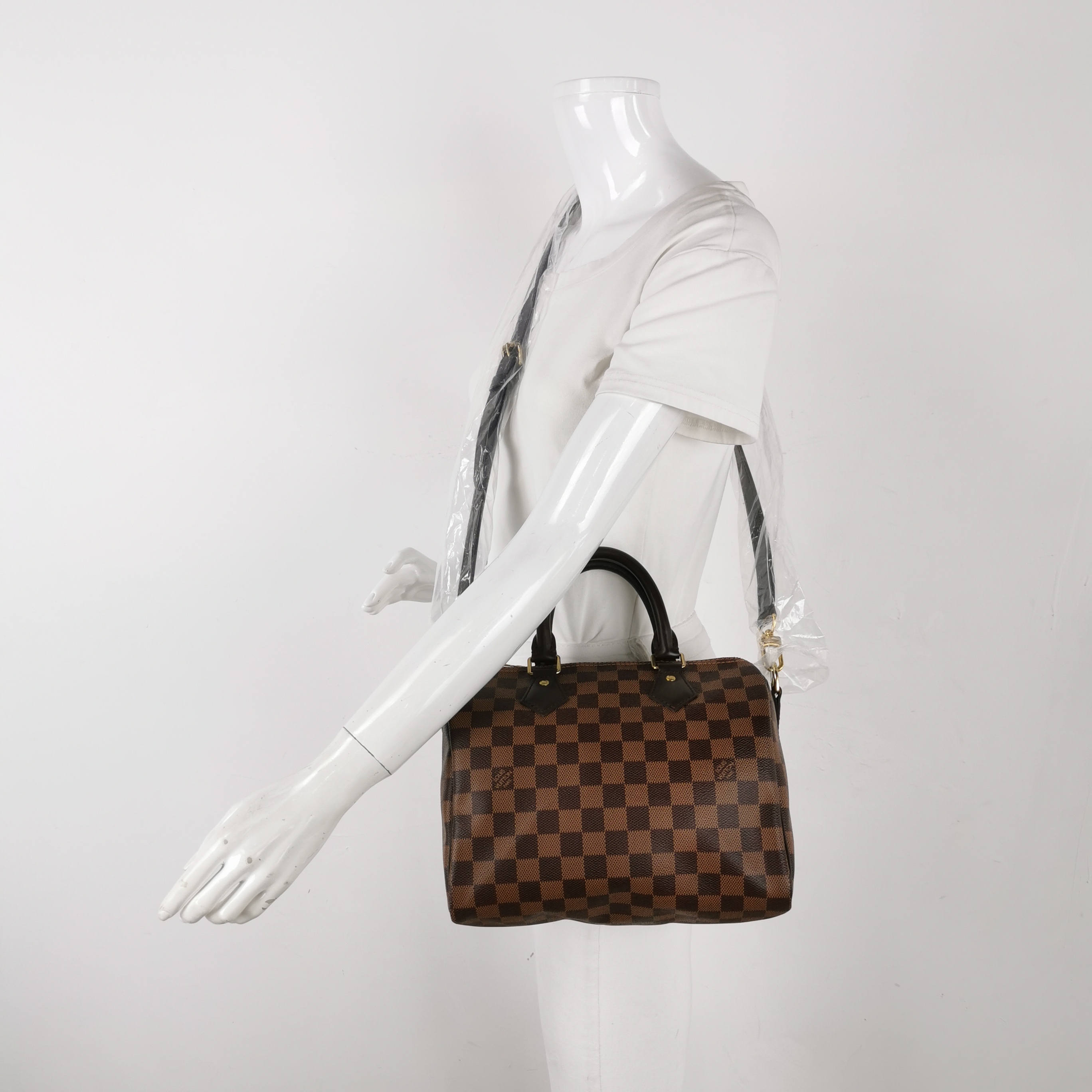 Louis Vuitton(LV) Speedy Bandouliere Bag Damier 25 — alternate view