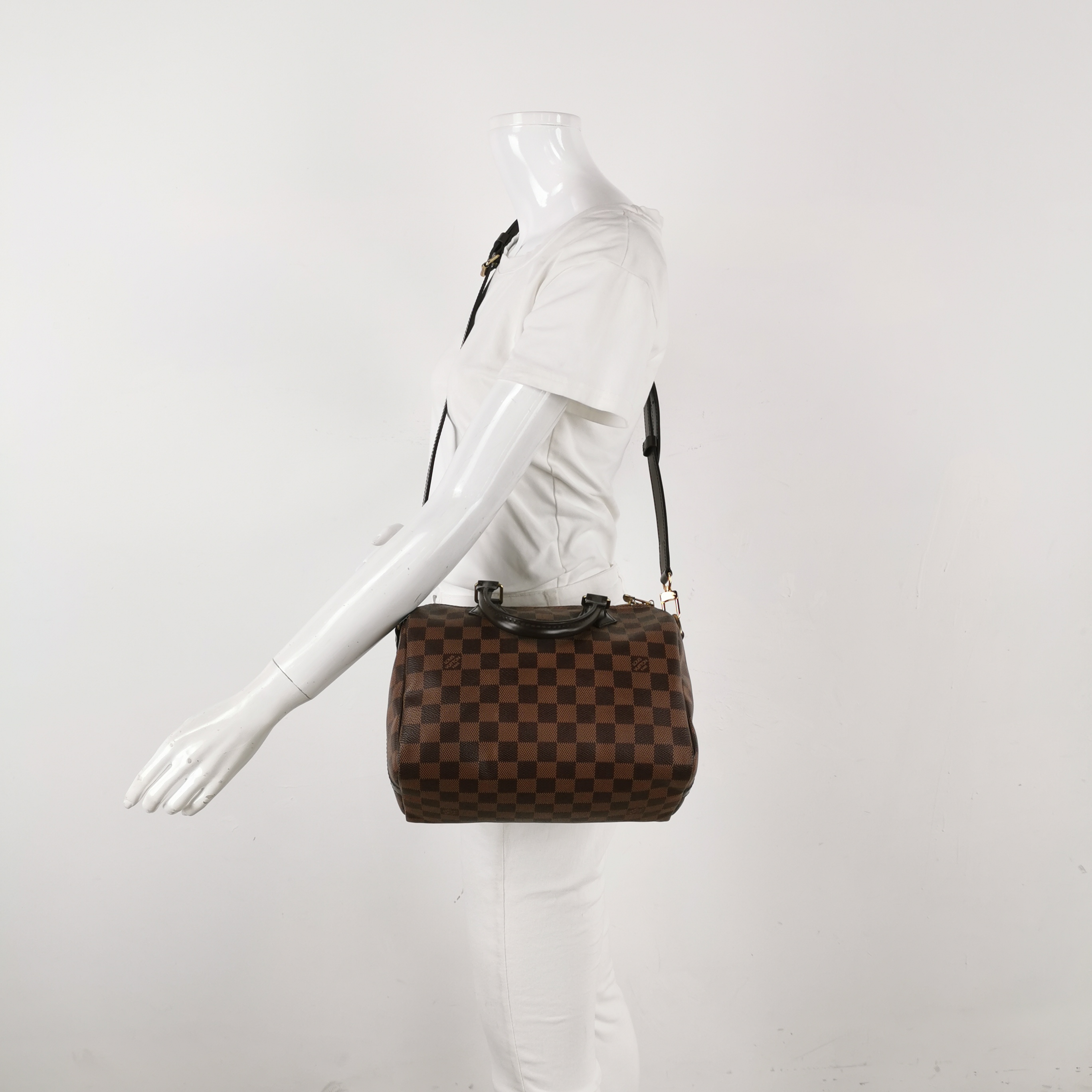 Louis Vuitton(LV) Speedy Bandouliere Bag Damier 25 — alternate view