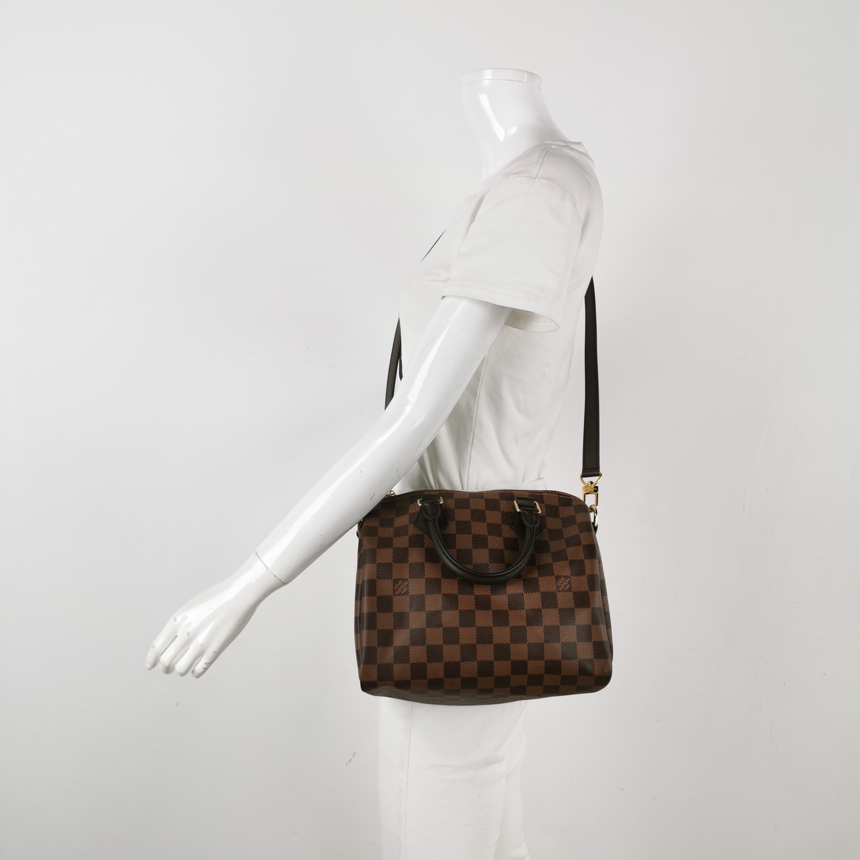 Louis Vuitton(LV) Speedy Bandouliere Bag Damier 25 — alternate view