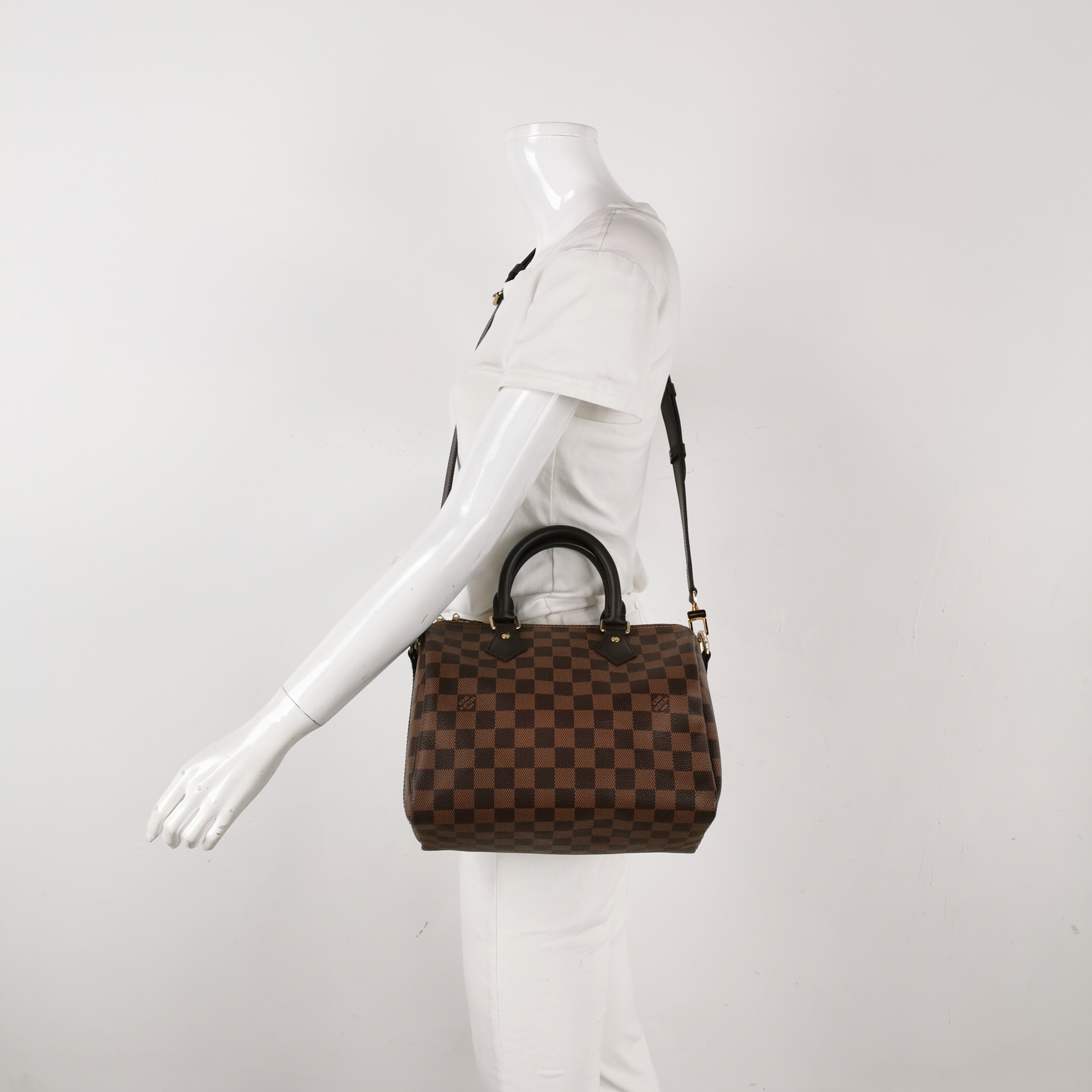 Louis Vuitton(LV) Speedy Bandouliere Bag Damier 25 — alternate view