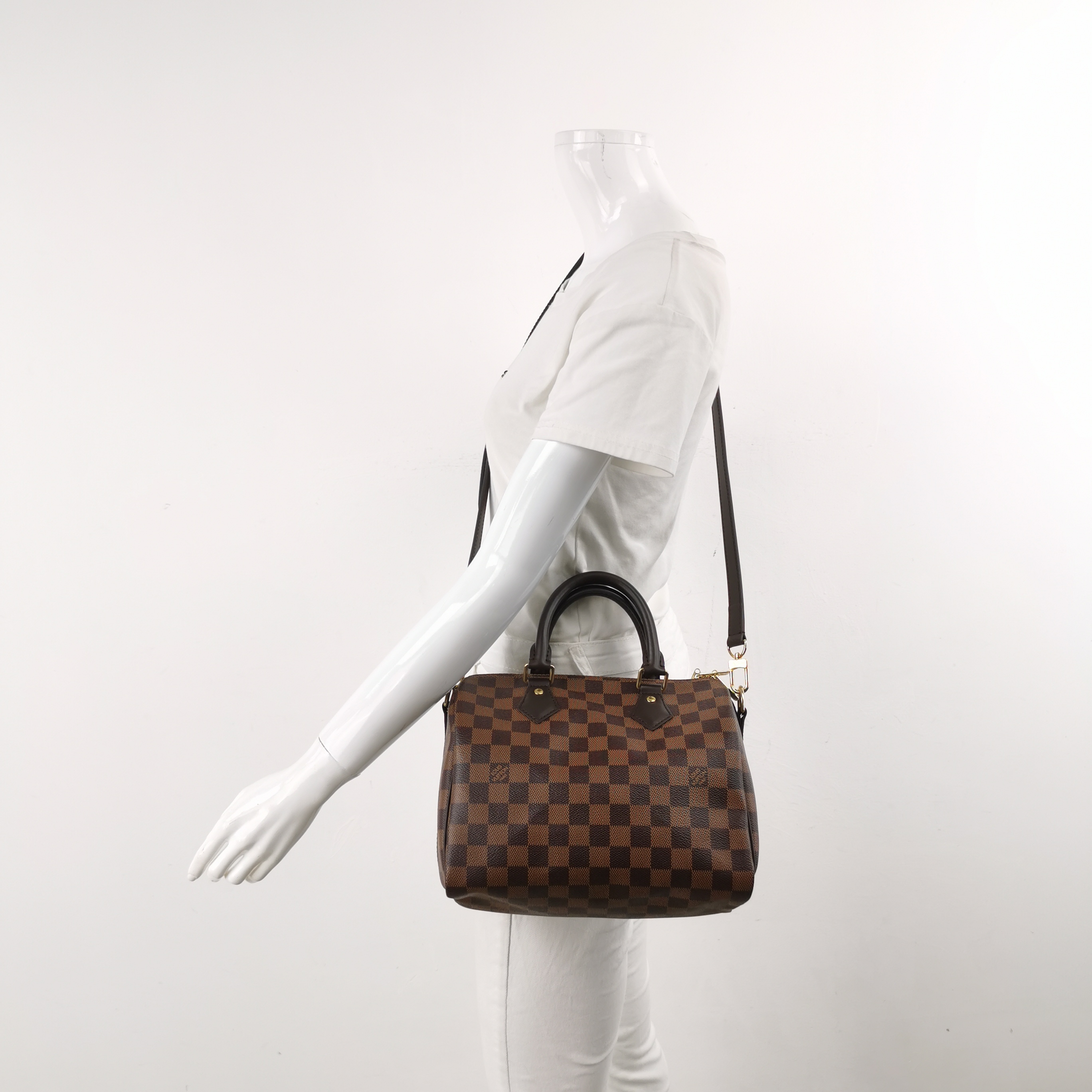 Louis Vuitton(LV) Speedy Bandouliere Bag Damier 25 — alternate view
