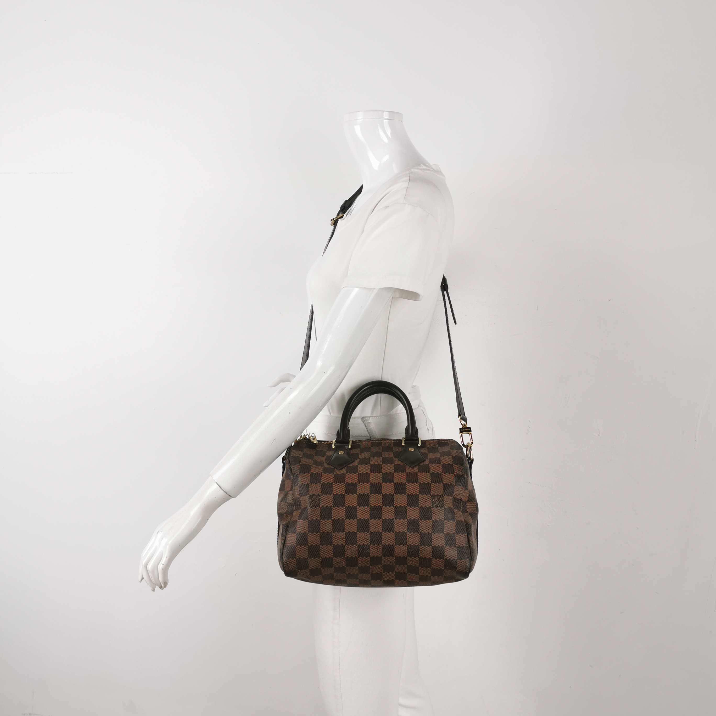 Louis Vuitton(LV) Speedy Bandouliere Bag Damier 25 — alternate view