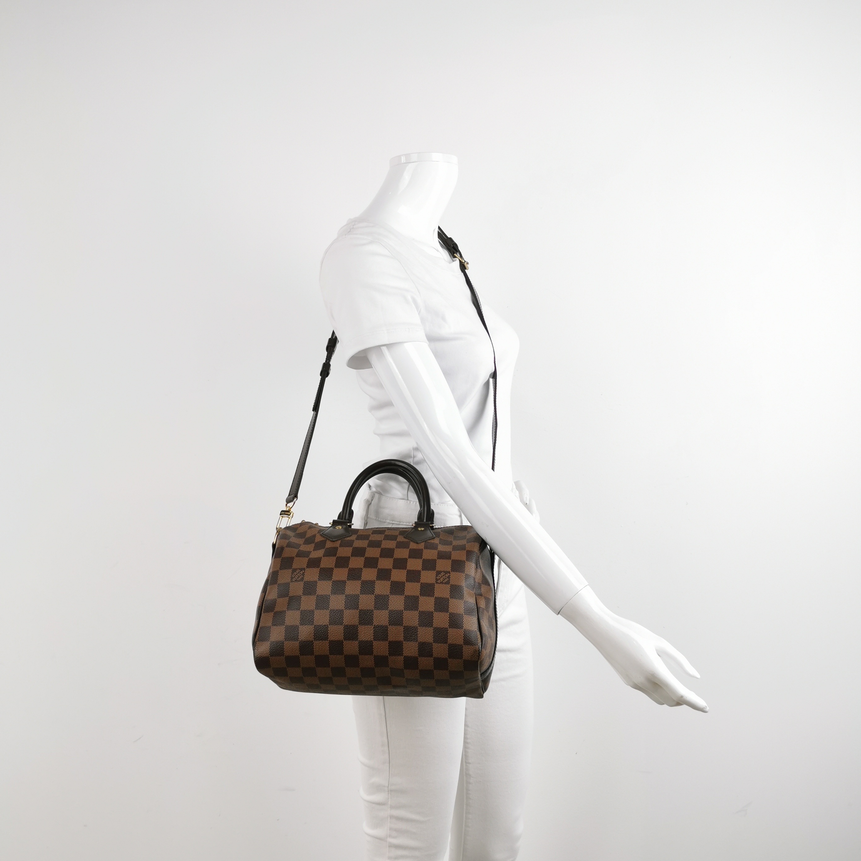 Louis Vuitton(LV) Speedy Bandouliere Bag Damier 25 — alternate view