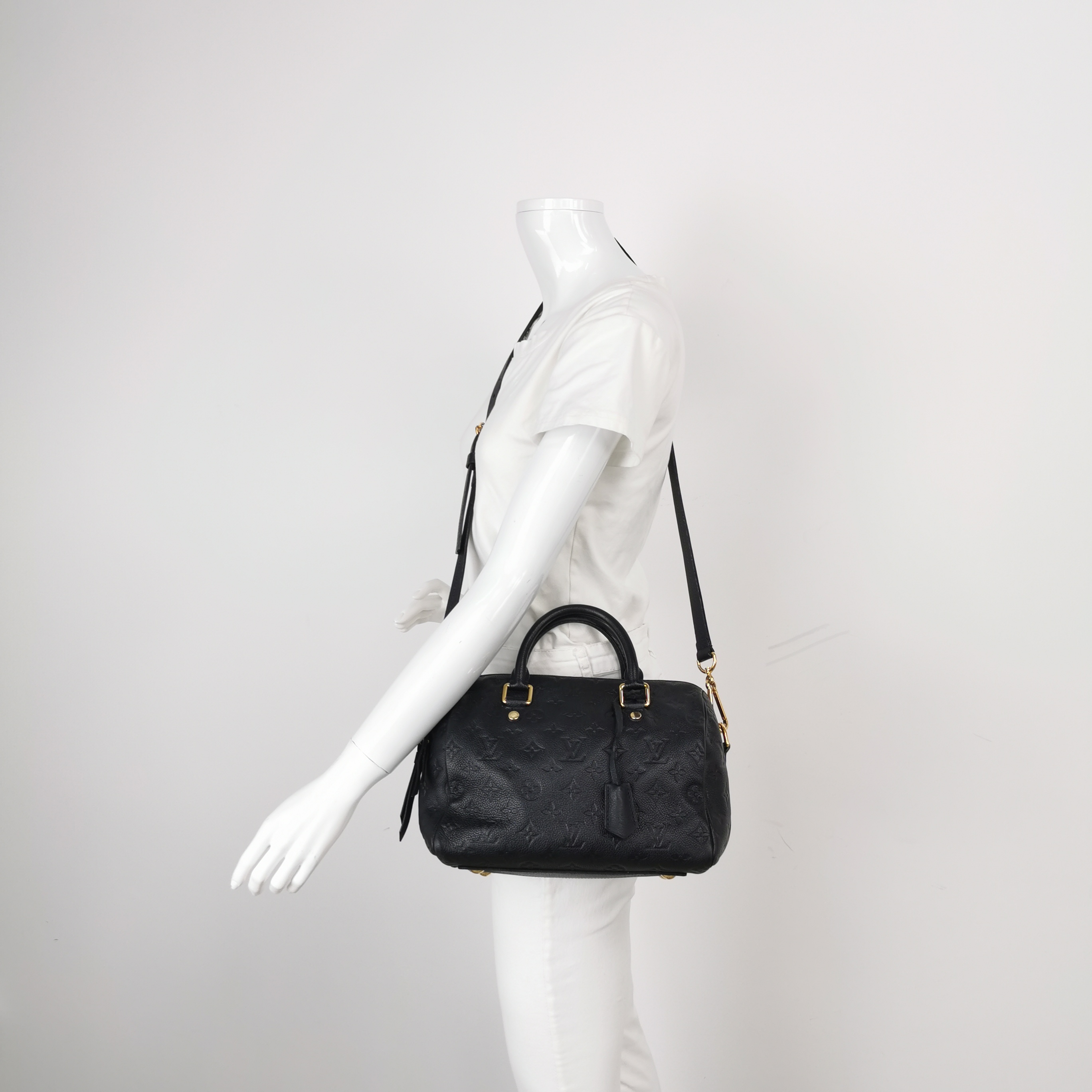 Louis Vuitton(LV) Speedy Bandouliere Bag Damier 25 — alternate view