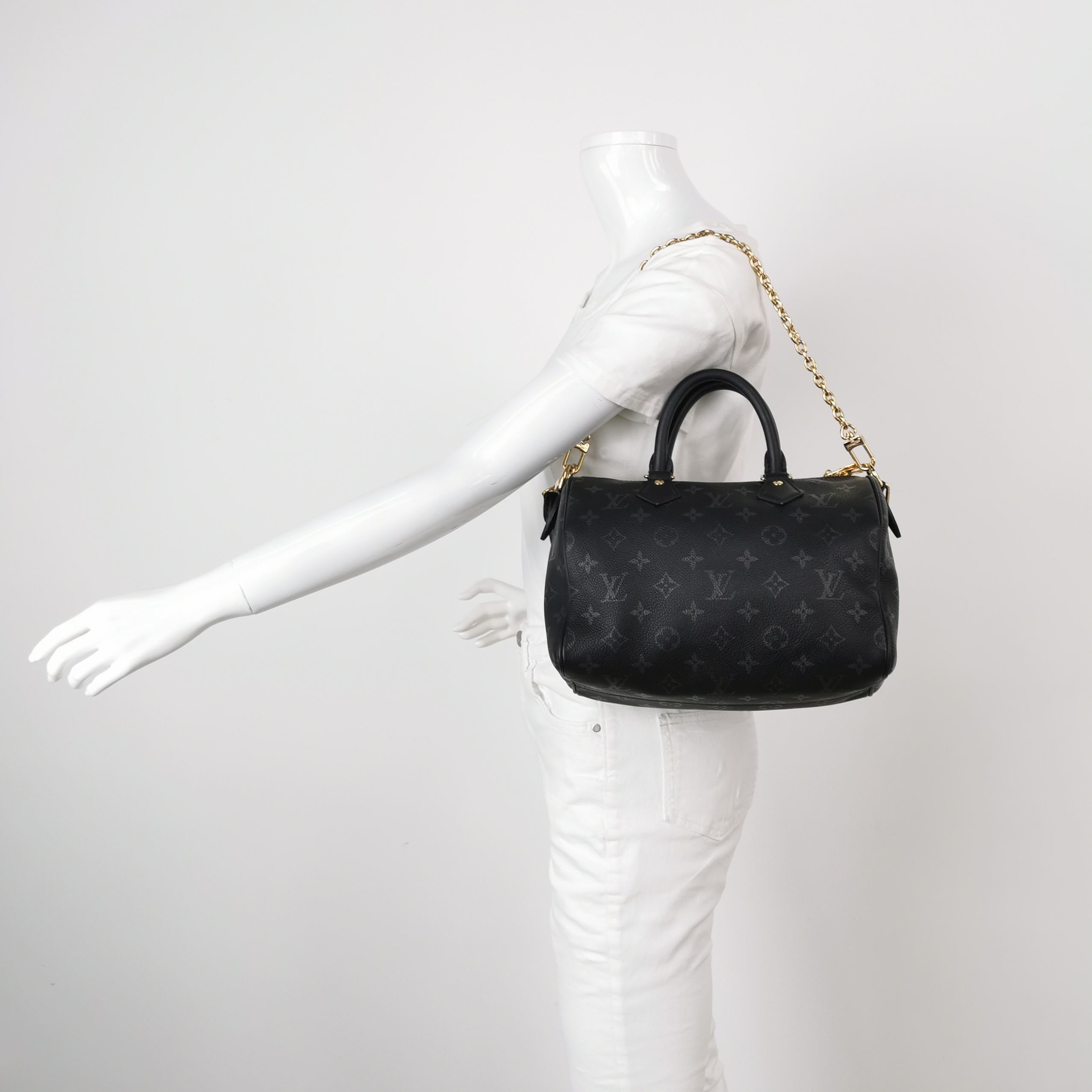 Louis Vuitton(LV) Speedy Bandouliere Bag Damier 25 — alternate view