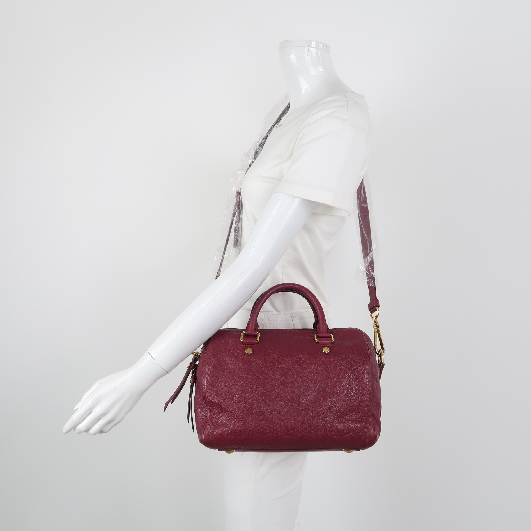 Louis Vuitton(LV) Speedy Bandouliere Bag Damier 25 — alternate view