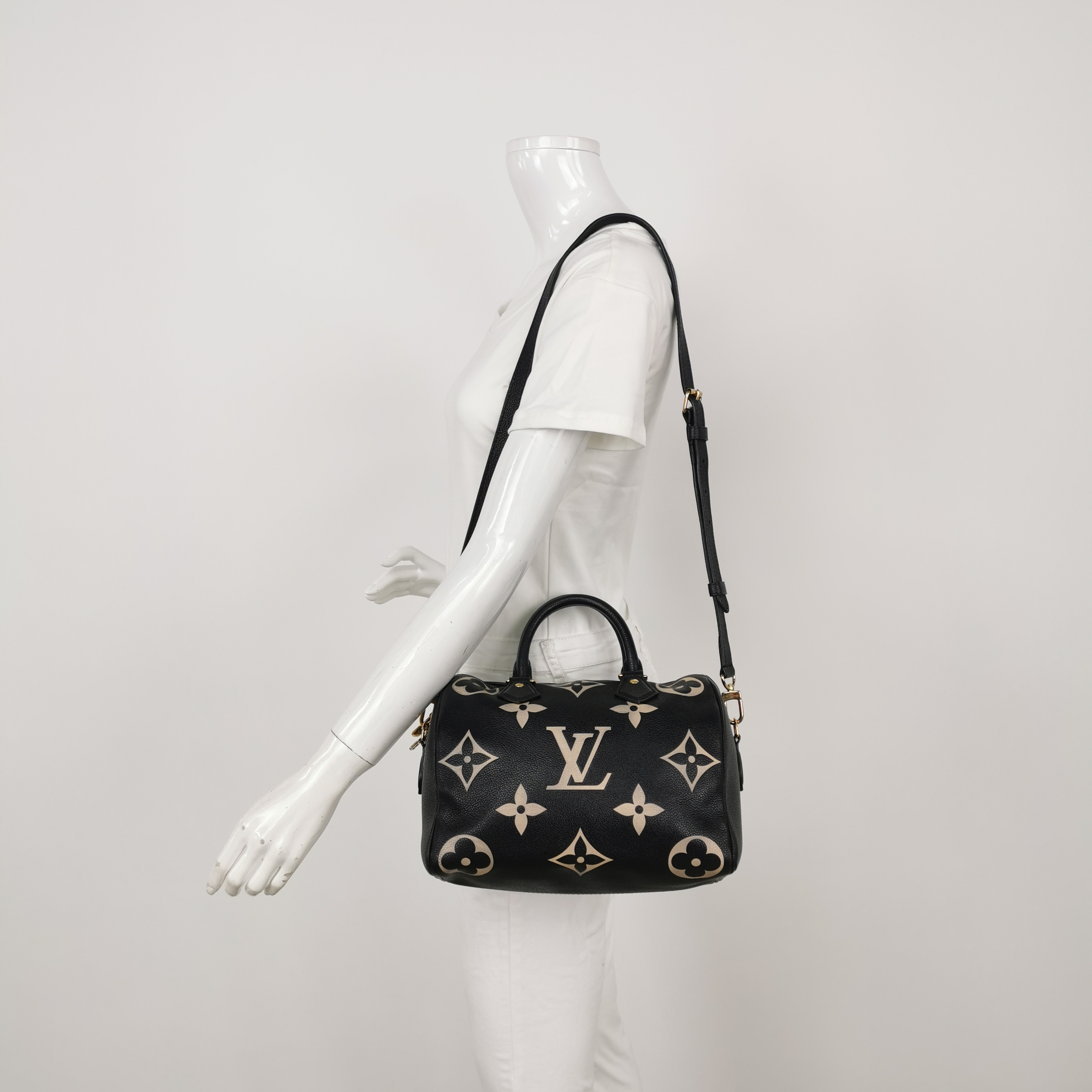 Louis Vuitton(LV) Speedy Bandouliere Bag Damier 25 — alternate view