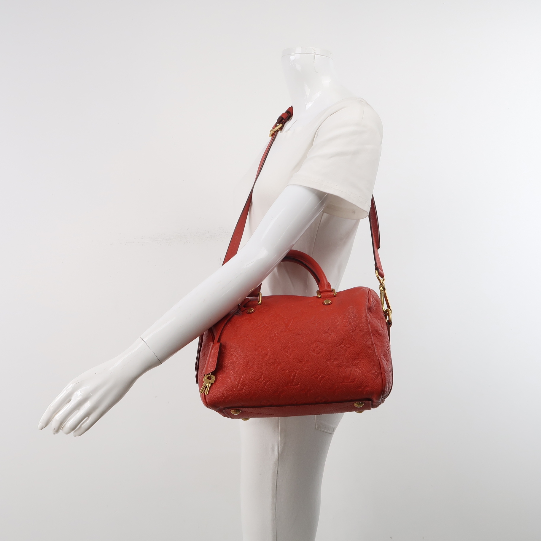 Louis Vuitton(LV) Speedy Bandouliere Bag Damier 25 — alternate view