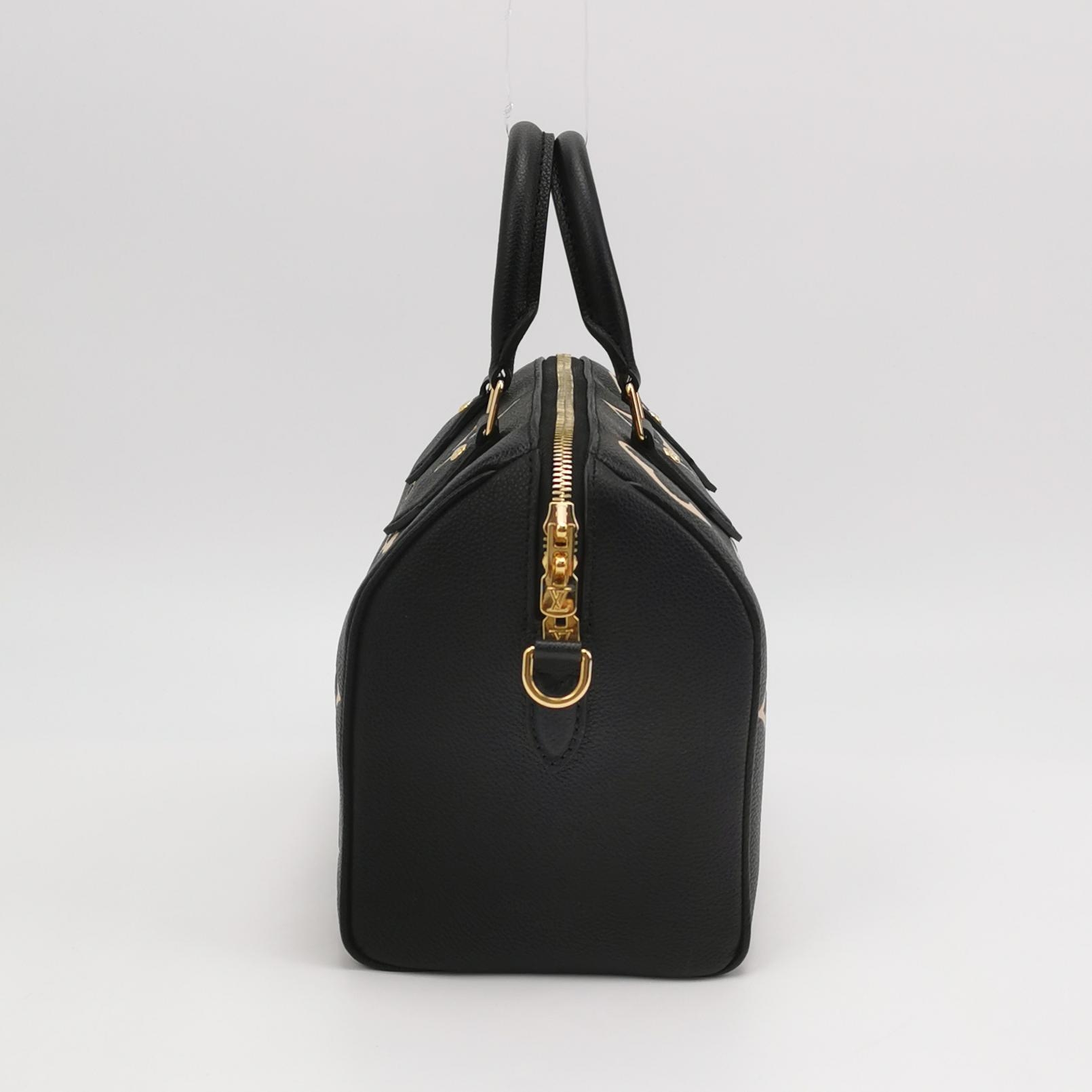 Louis Vuitton(LV) Speedy Bandouliere Bag Bicolor Monogram Empreinte Giant 25 — photo 3 of 15