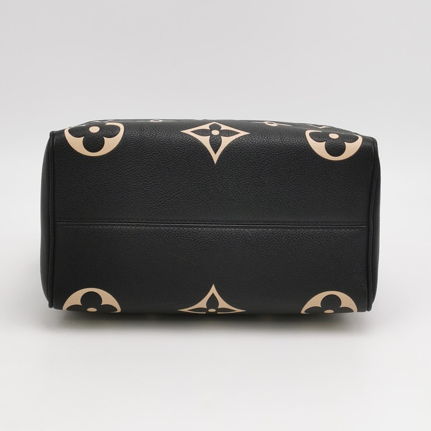 Louis Vuitton(LV) Speedy Bandouliere Bag Bicolor Monogram Empreinte Giant 25 — photo 6 of 15