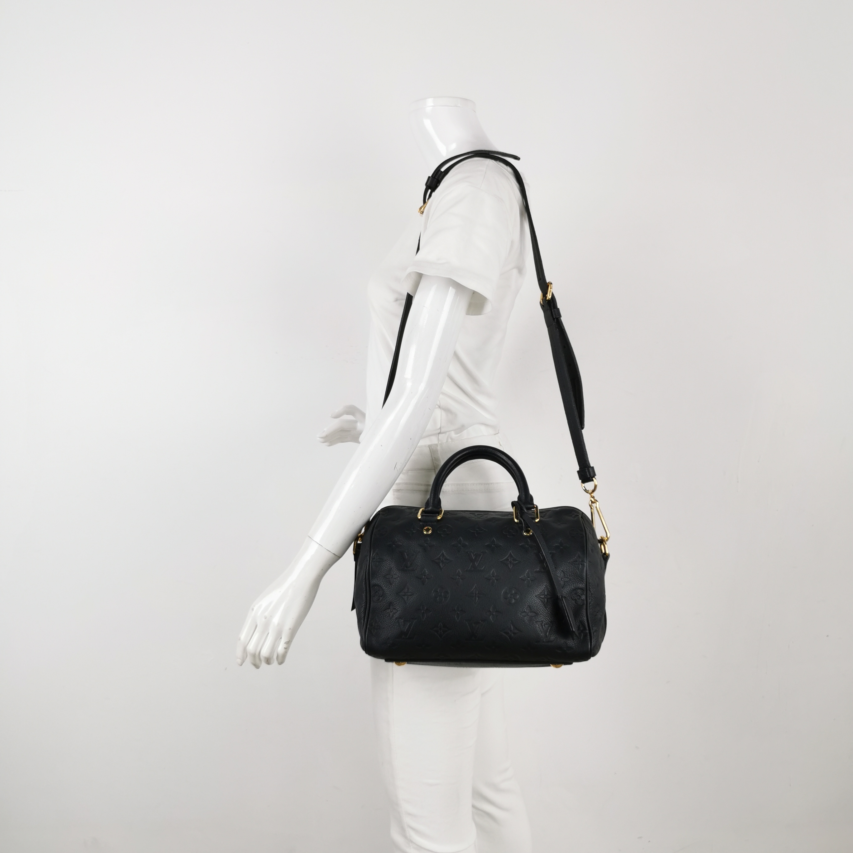 Louis Vuitton(LV) Speedy Bandouliere Bag Damier 25 — alternate view