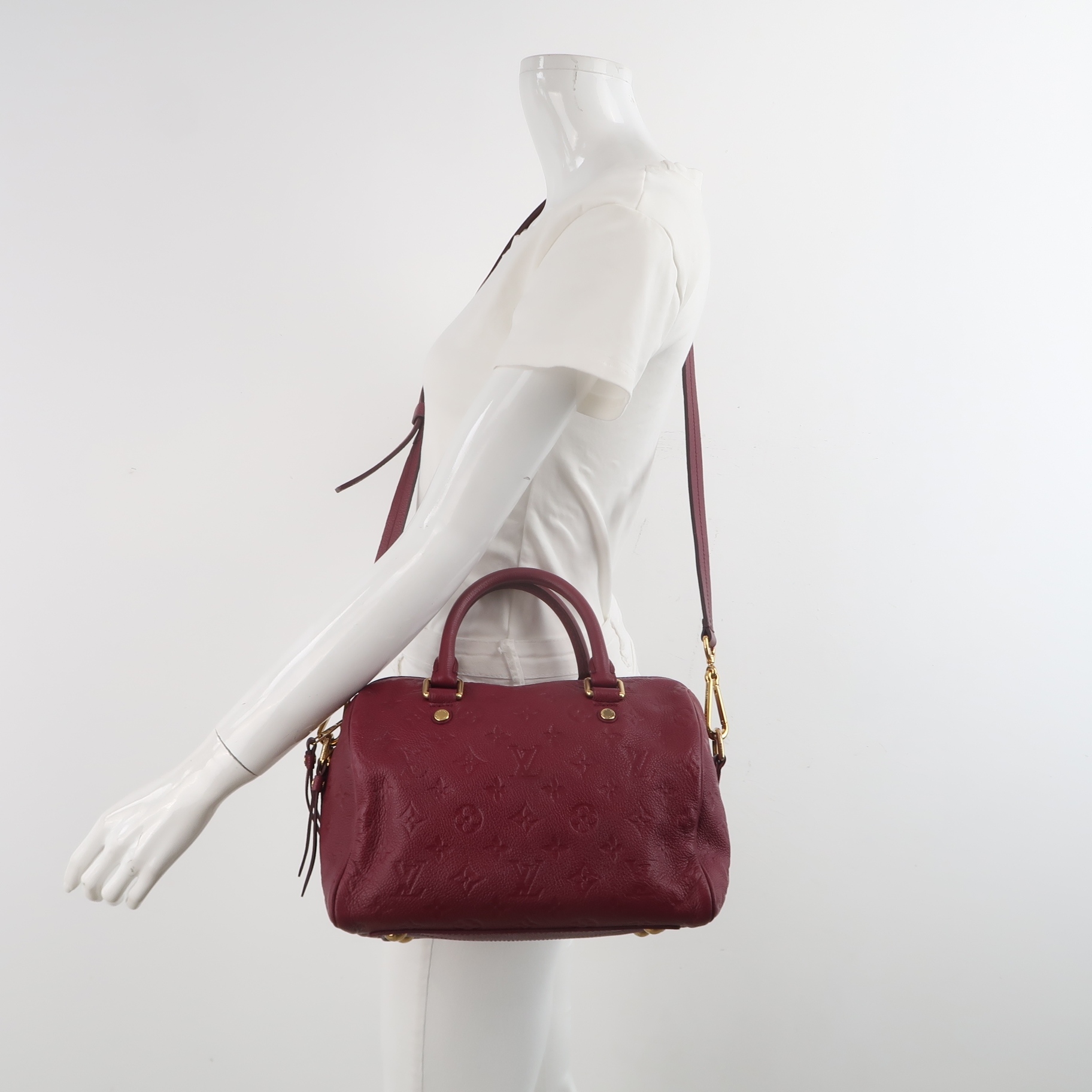 Louis Vuitton(LV) Speedy Bandouliere Bag Damier 25 — alternate view