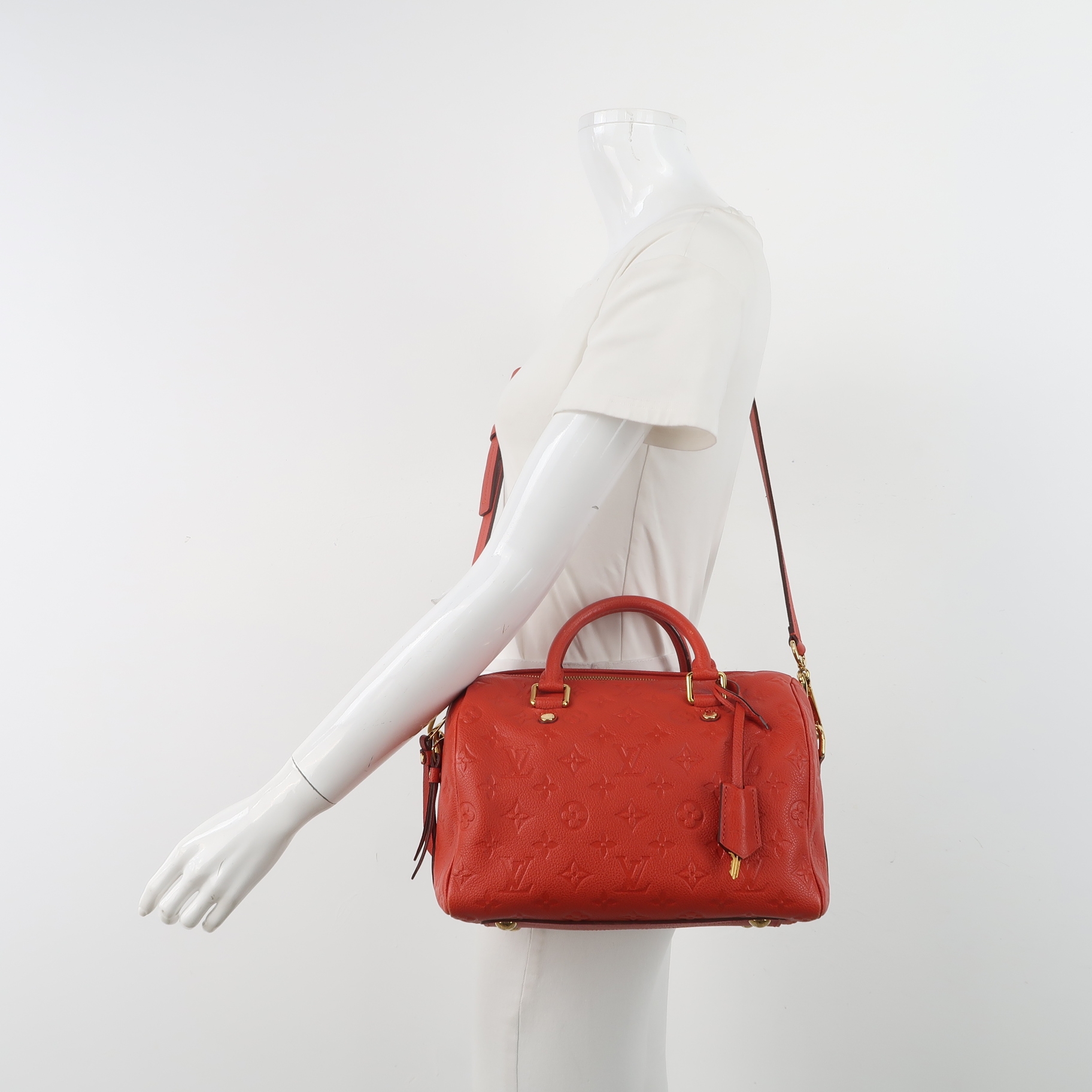 Louis Vuitton(LV) Speedy Bandouliere Bag Damier 25 — alternate view