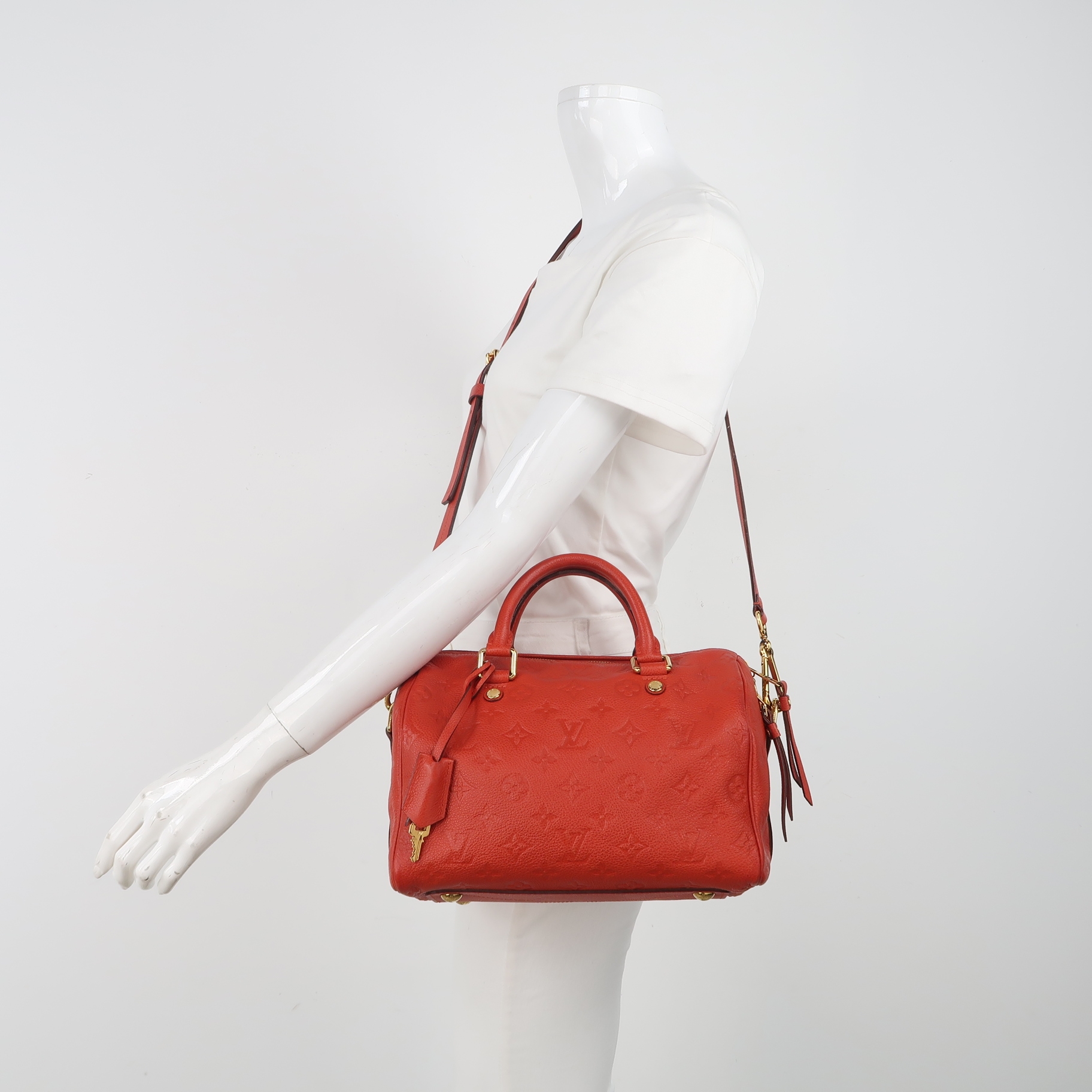 Louis Vuitton(LV) Speedy Bandouliere Bag Damier 25 — alternate view
