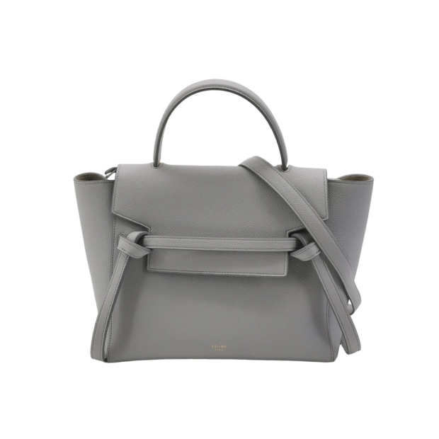 Celine Belt Bag Textured Leather Micro — pre-owned, Vierlot