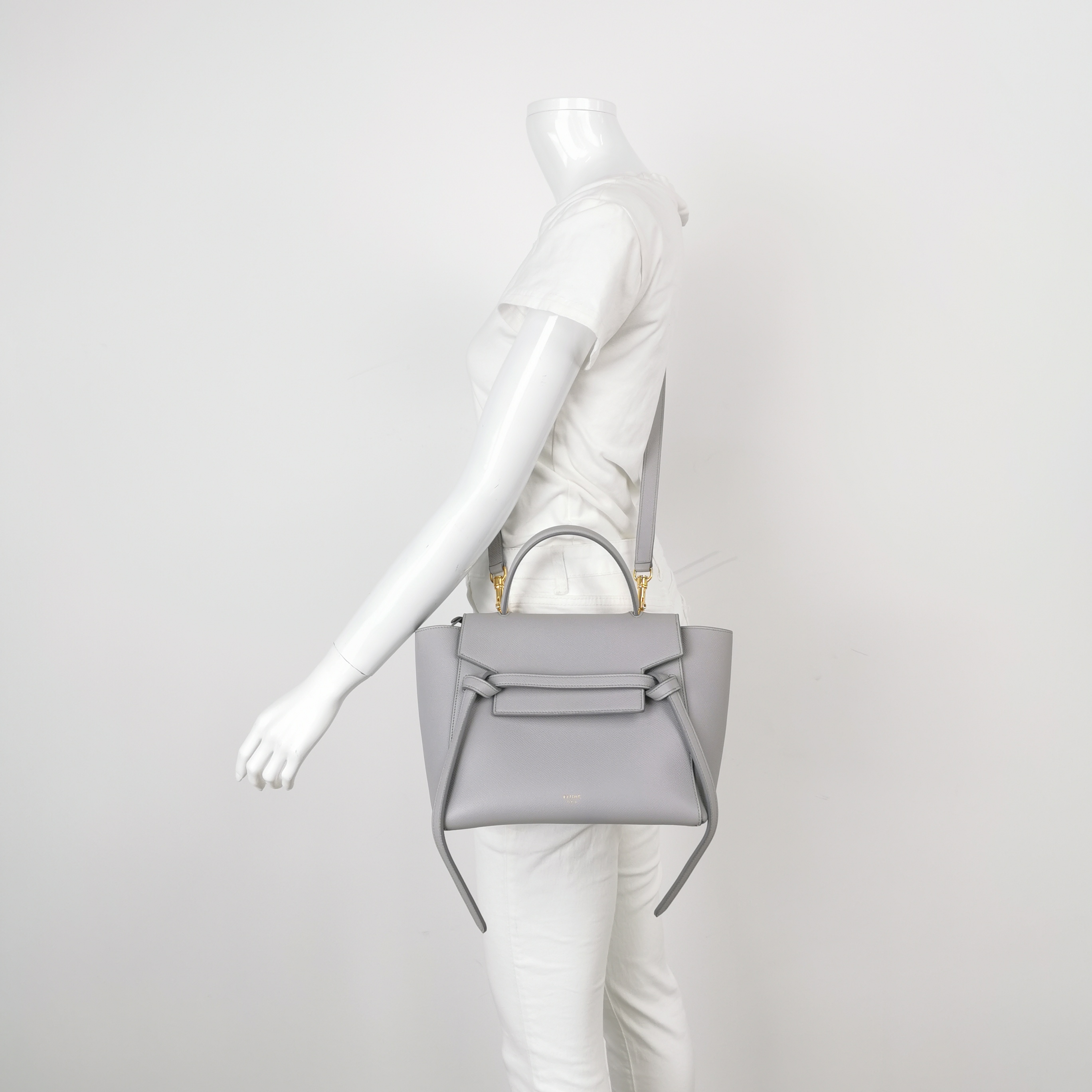 Celine Belt Bag Textured Leather Micro — alternate view