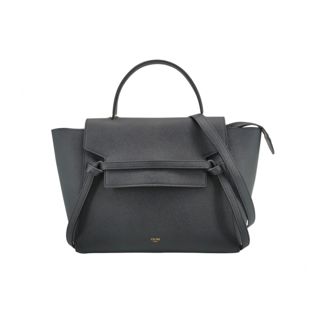 Celine Belt Bag Textured Leather Mini — pre-owned, Vierlot