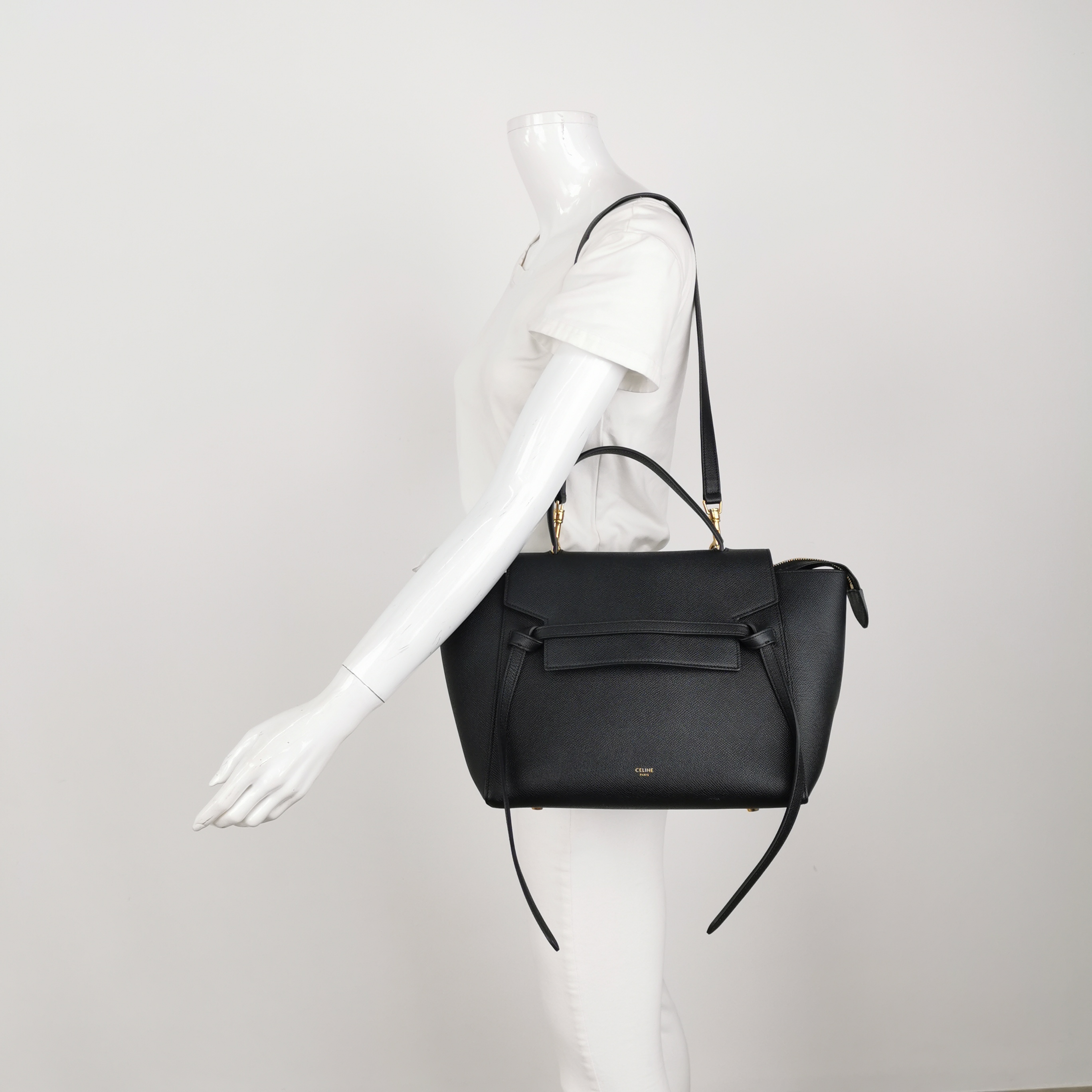 Celine Belt Bag Textured Leather Mini — alternate view